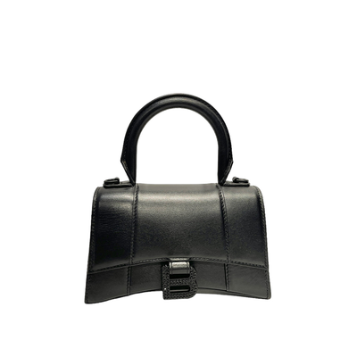 Balenciaga black leather handbag