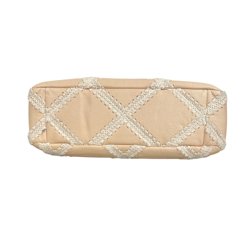 CHANEL/Cross Body Bag/Leather/PNK/CHANEL 19 CROCHET