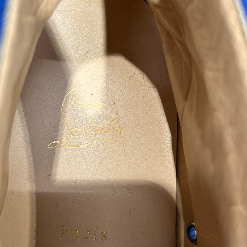 Christian Louboutin/Hi-Sneakers/EU 47/Suede/BLU/LOUIS ORLATO FLAT