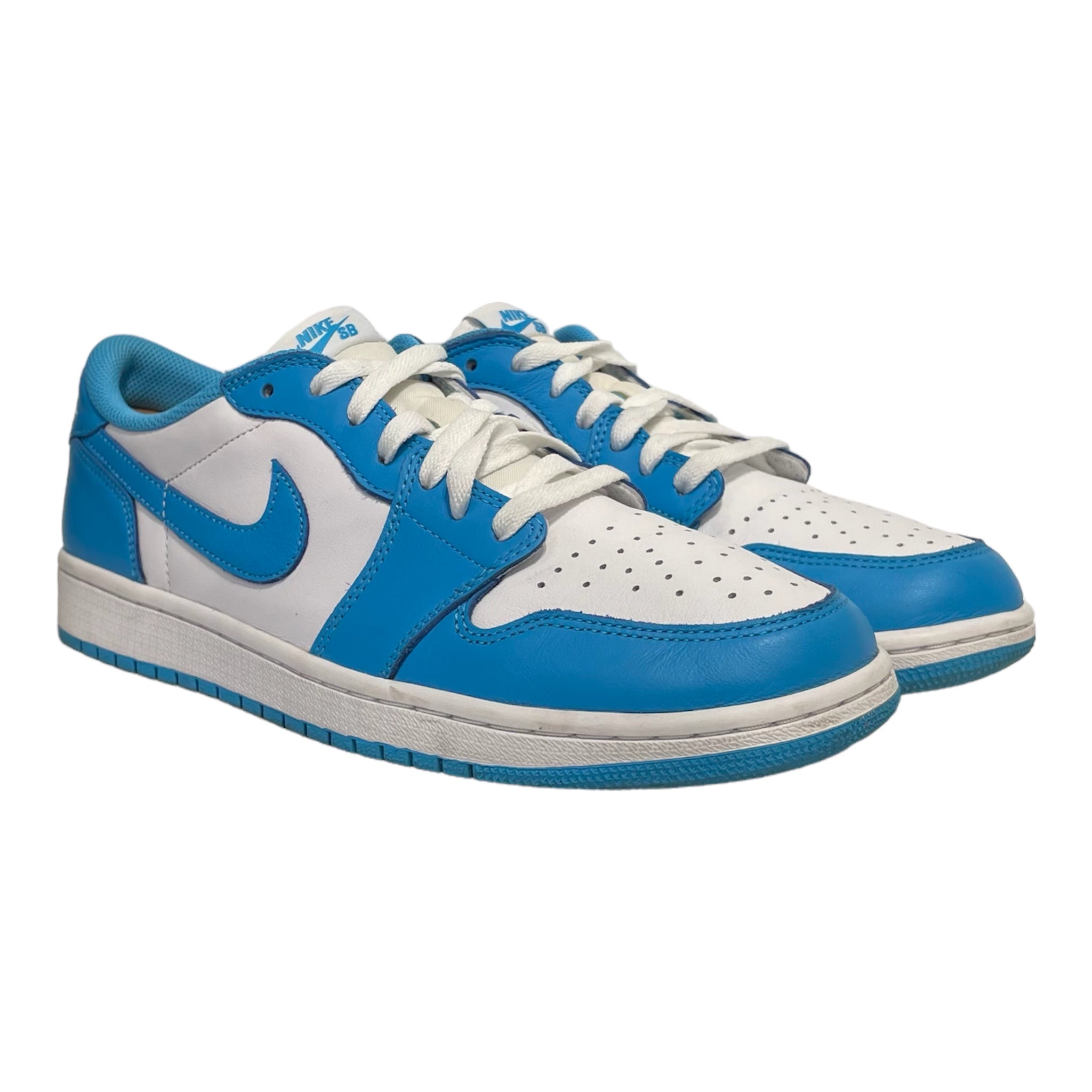 NIKE SB/Jordan/LowSneakers/US 10/Leather/BLU/RETRO 1 SB LOW UNC ERIC