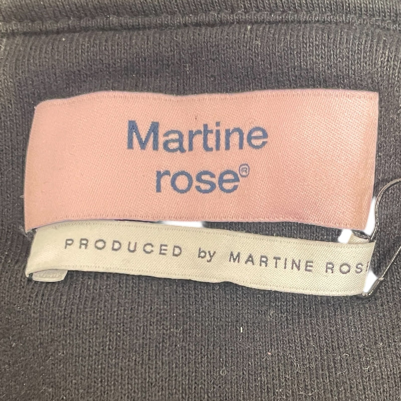 MARTINE ROSE/Sweatshirt/XL/Cotton/BLK/