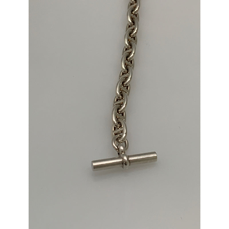 HERMES/Bracelet/Silver/
