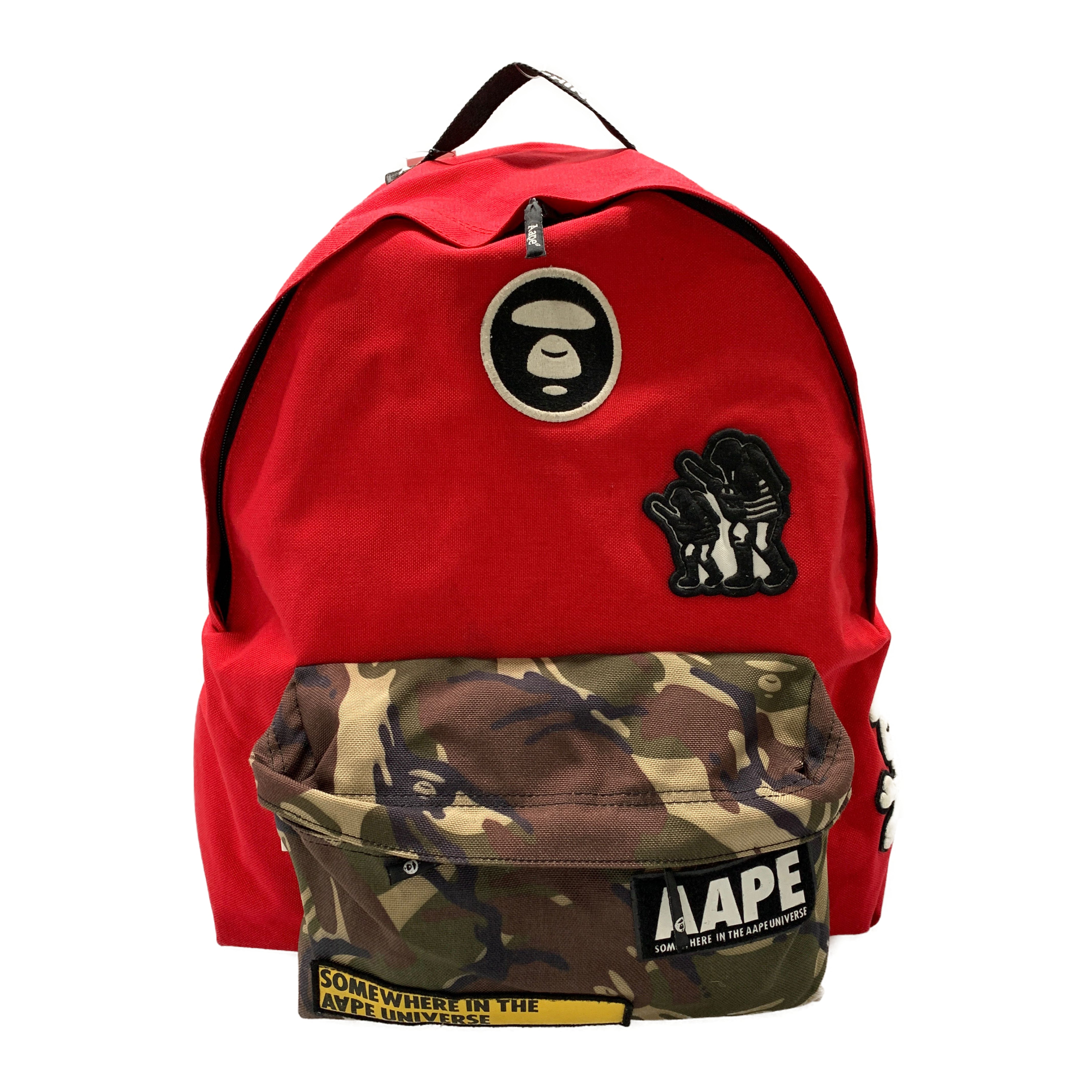 Bape backpack fashion red