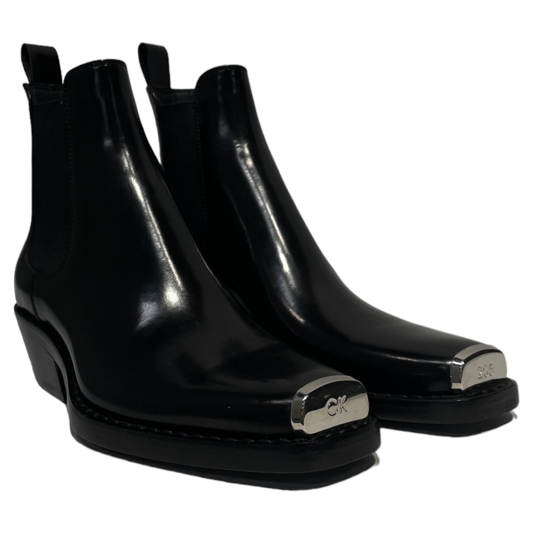 Calvin Klein 205W39NYC RAF SIMONS Chelsea Boots EU 36 Leather BLK 2nd STREET USA