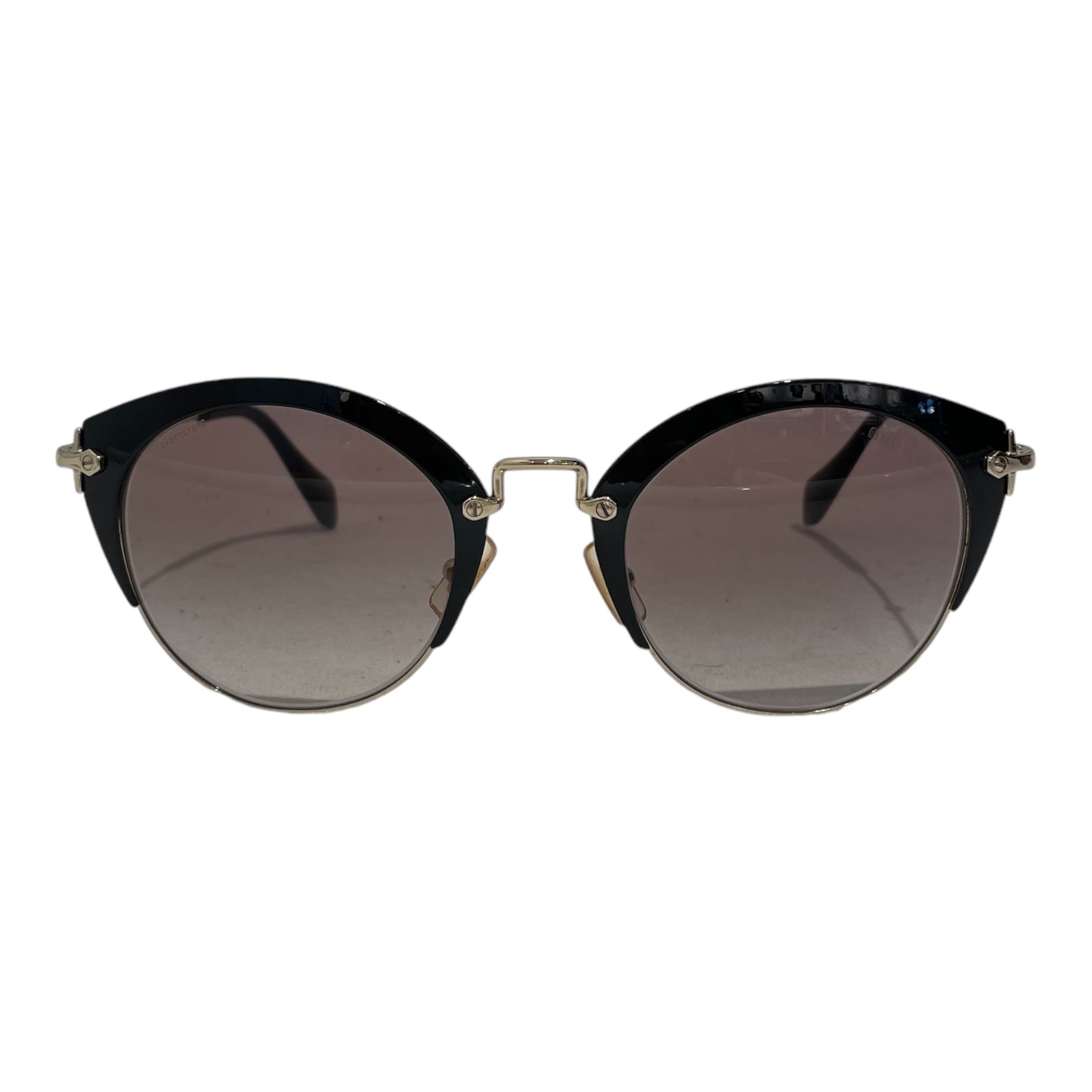 MIU MIU/Sunglasses/Plastic/BLK/Ochiali Da Sole Nero Frames 2nd STREET USA