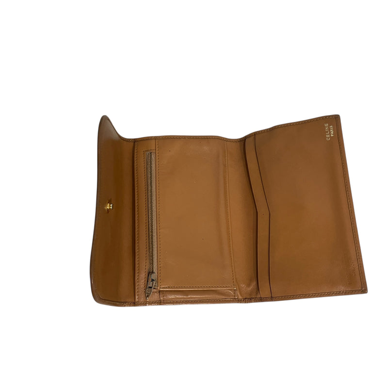 CELINE/Bifold Wallet/Monogram/Leather/BRW/Cartera Celine Castano