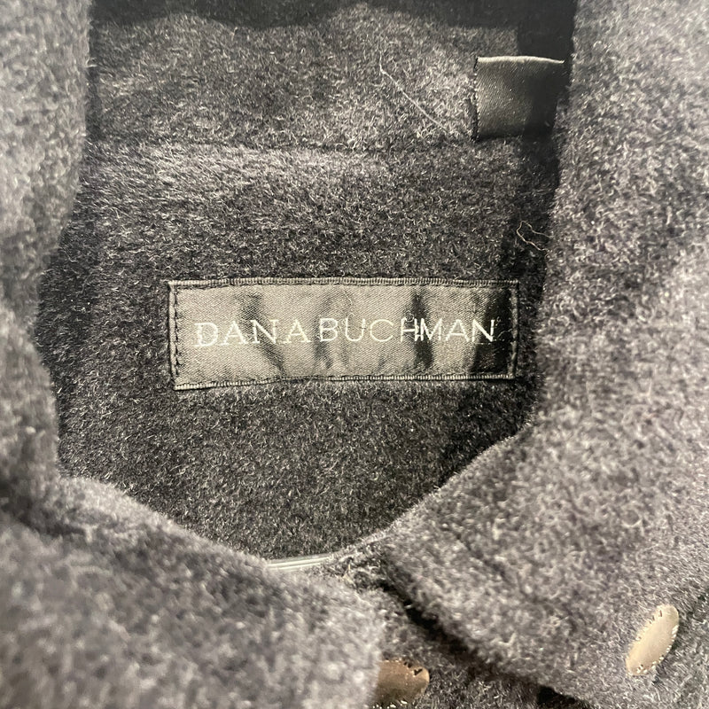 DANA BUCHMAN/Coat/10/Wool/BLK/ANGORA BUCKLE COAT