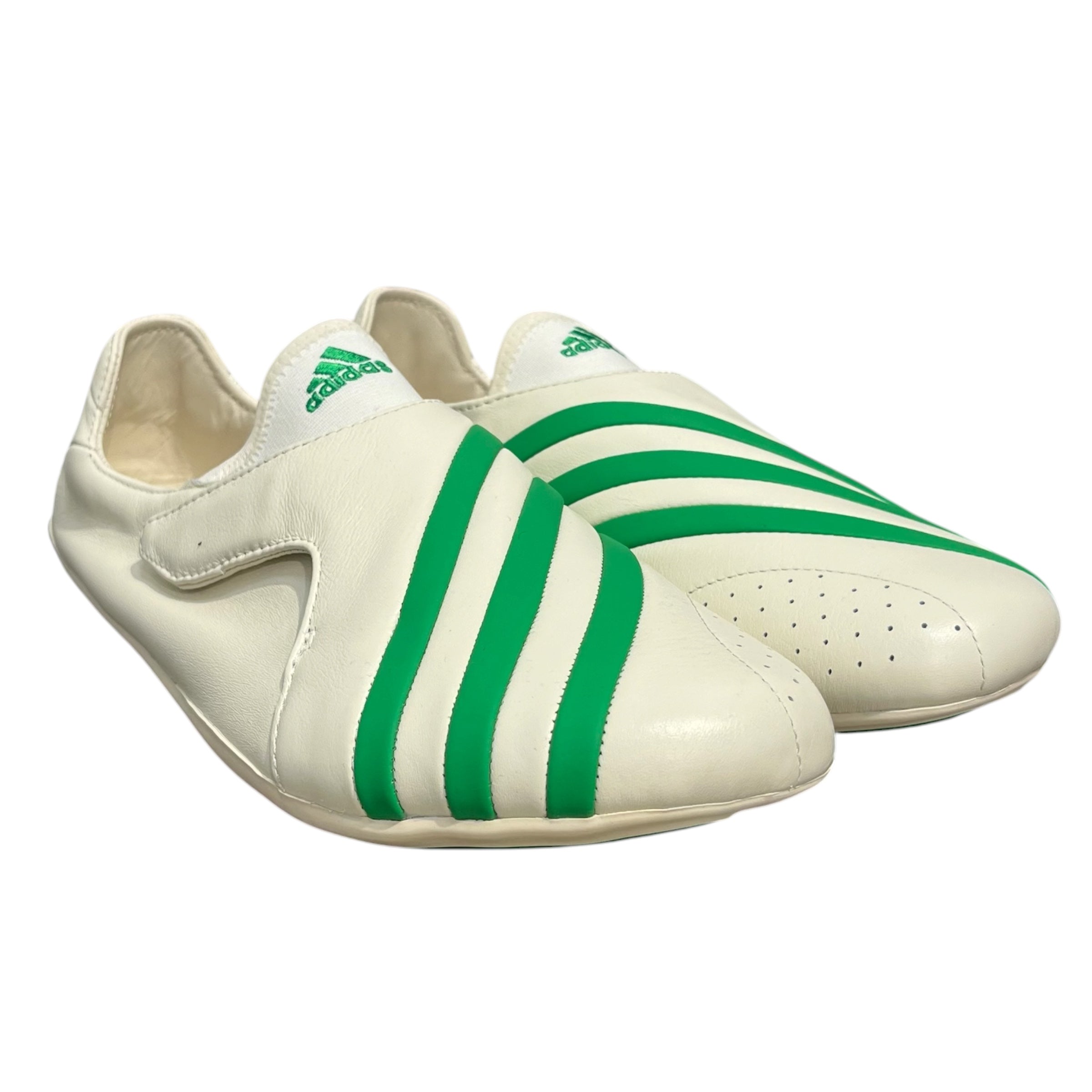 PHARRELL/adidas/Low-Sneakers/US 11.5/Leather/WHT/GREEN FLAT EARTHER MA –  2nd STREET USA