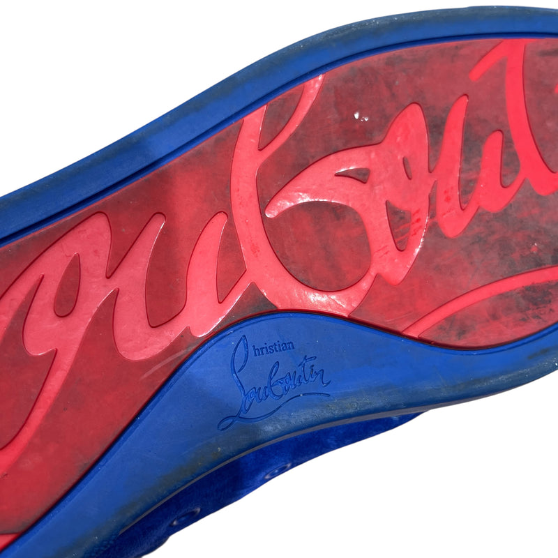 Christian Louboutin/Hi-Sneakers/EU 47/Suede/BLU/LOUIS ORLATO FLAT