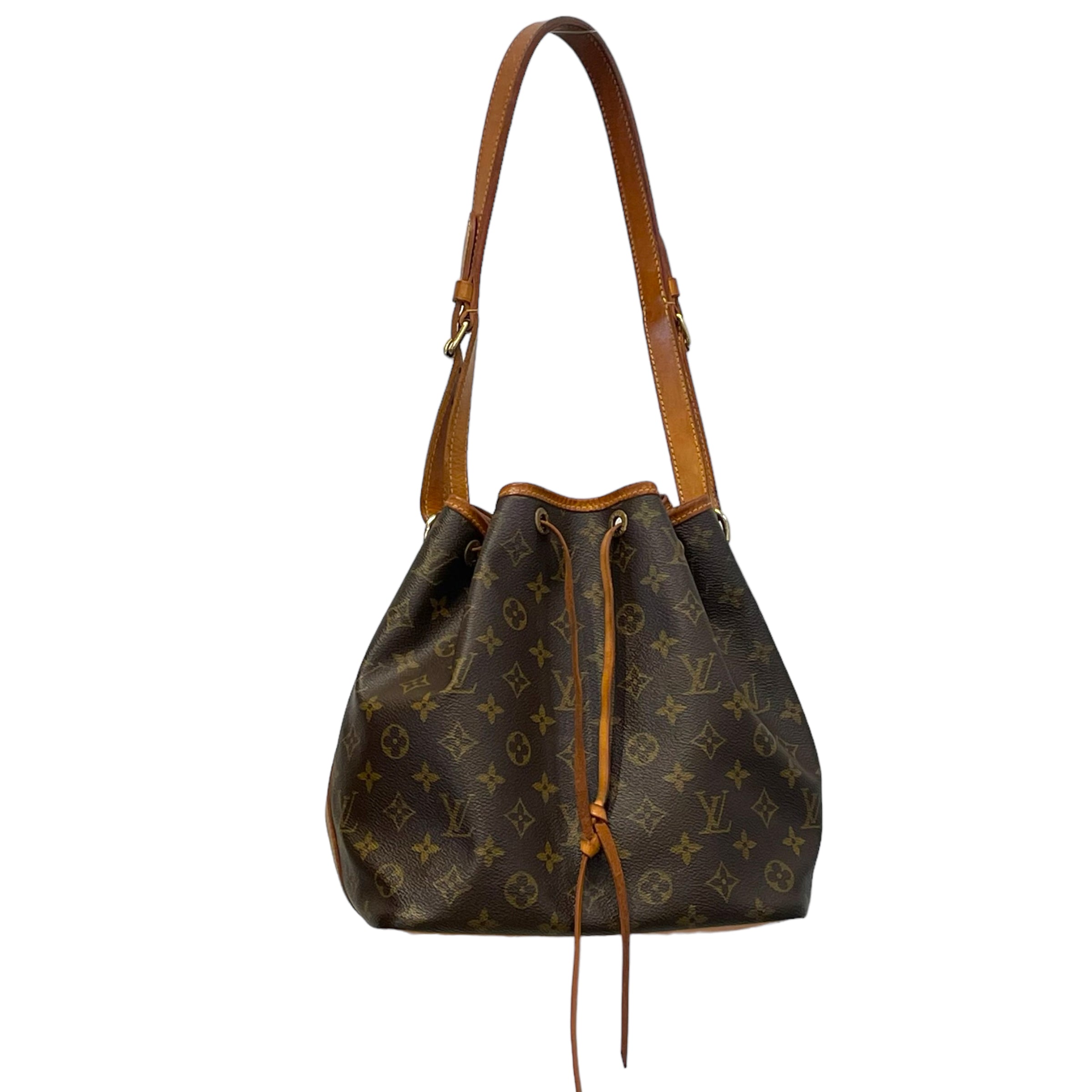 Japan Used Bag] Used Louis Vuitton Petit Noe Monogram Brw/Pvc/Brw