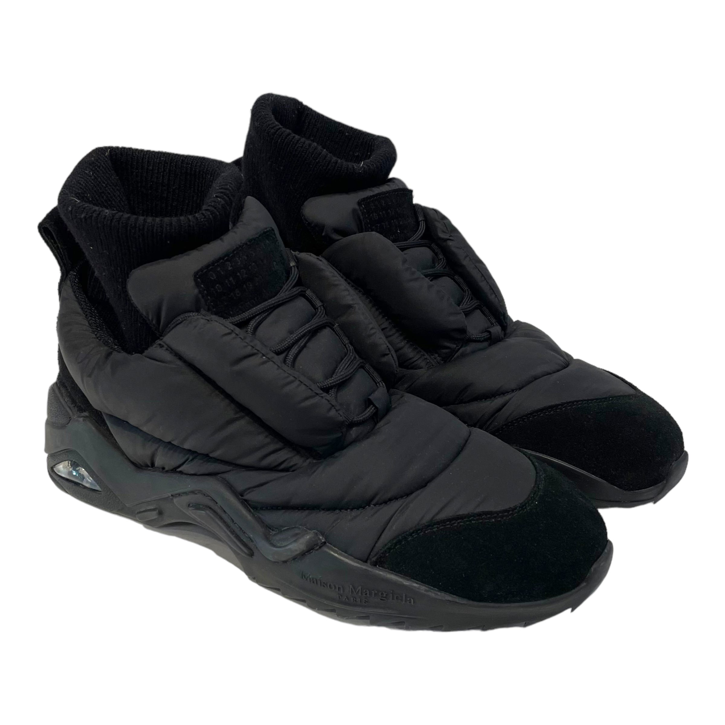 Maison Martin Margiela/Hi-Sneakers/US 12/Nylon/BLK/PUFFER SNEAKER ...