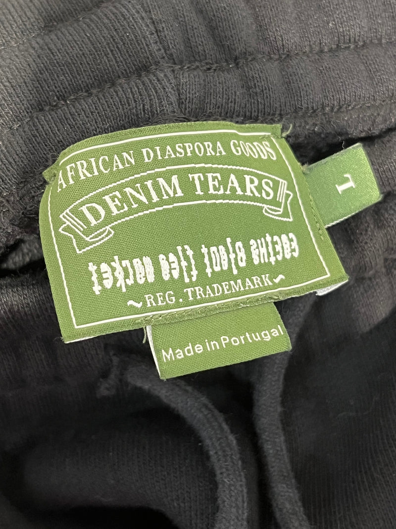DENIM TEARS/CACTUS PLANT FLEA MARKET/Pants/L/Cotton/BLK/All Over Print/rn 162838 beige grey