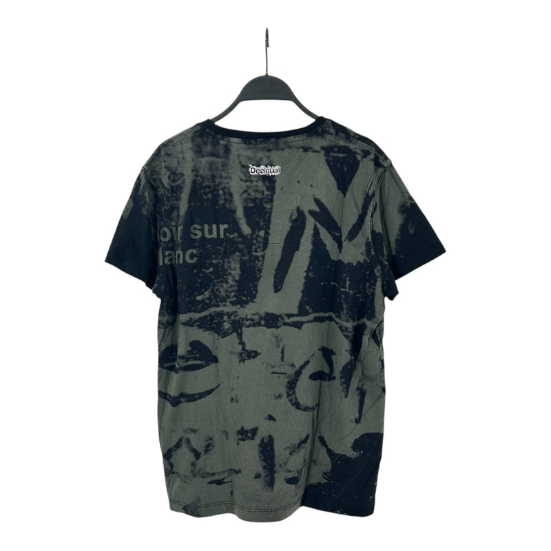 Desigual/T-Shirt/S/Black/Cotton/All Over Print/