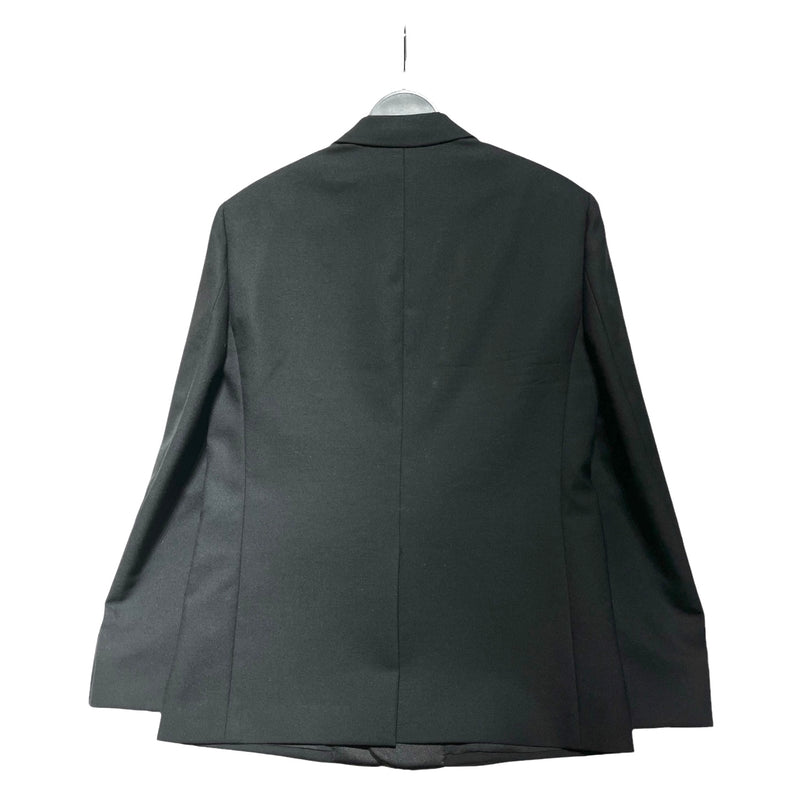 SAINT LAURENT/Tailored Jkt/52/Wool/BLK/SMOKING
