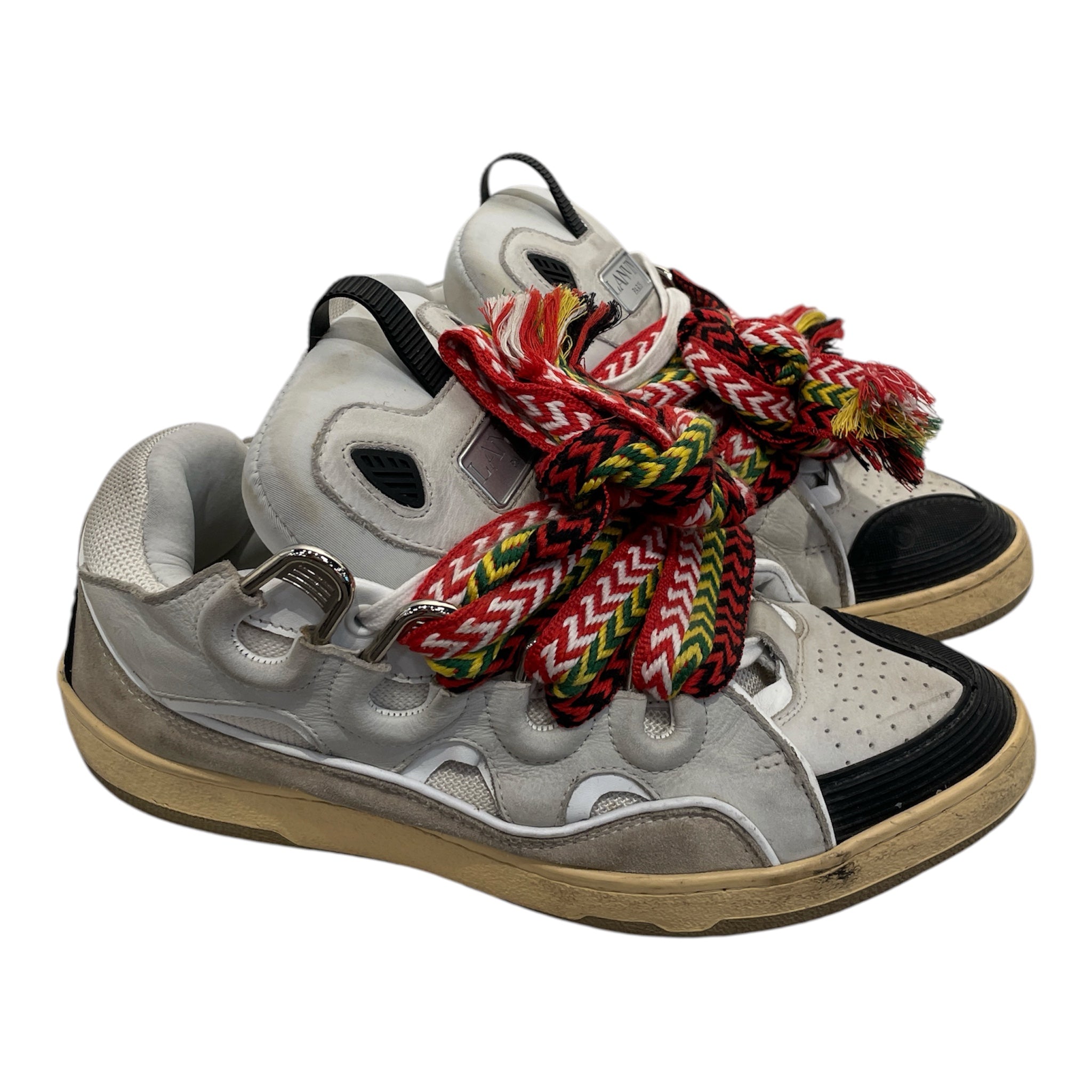 LANVIN/Hi-Sneakers/EU 43/Leather/WHT/CURB SNEAKERS – 2nd STREET USA