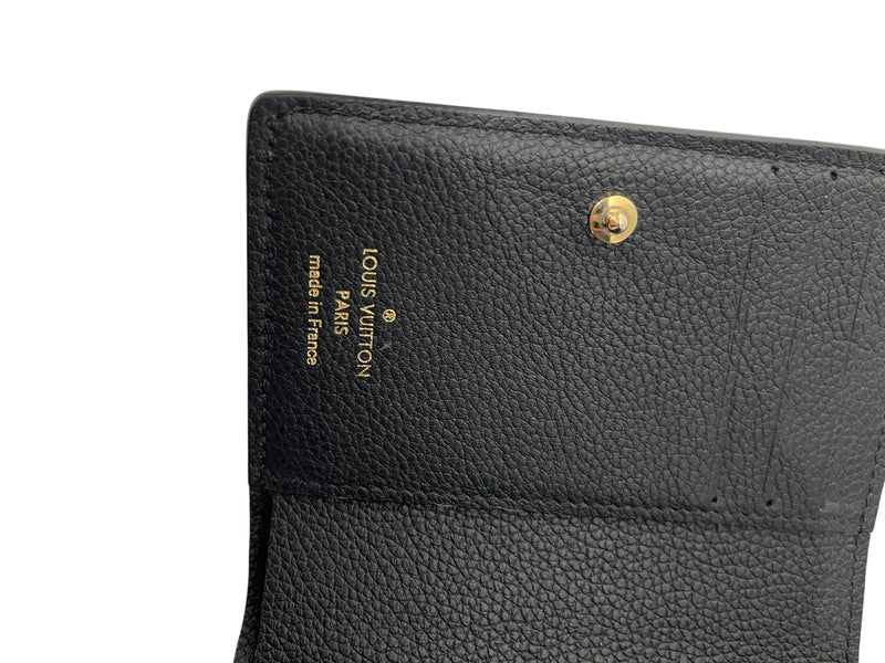 LOUIS VUITTON/Wallet/Monogram/Leather/BLK/clea Wallet
