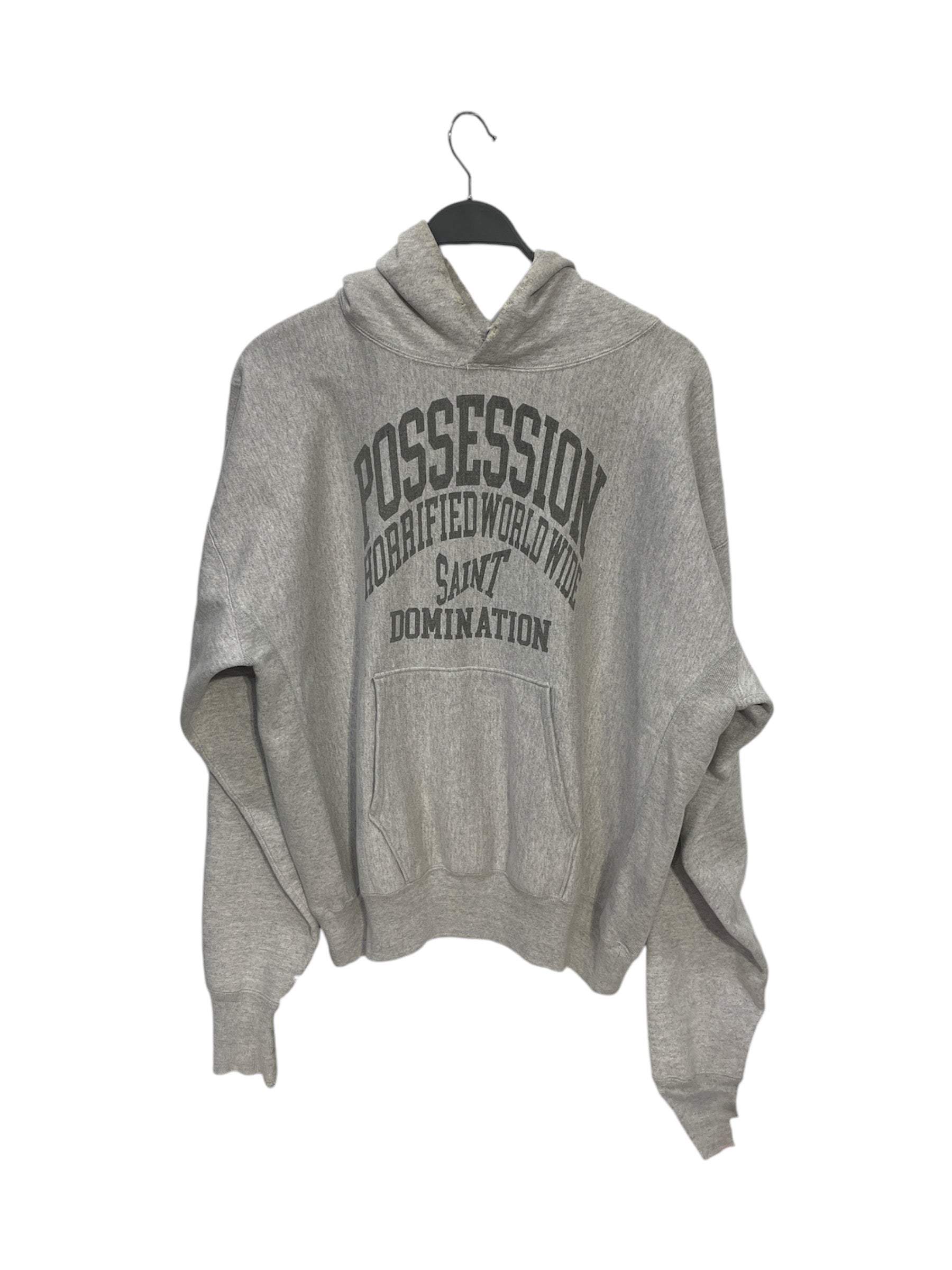 SAINT MICHAEL/Hoodie/L/Cotton/GRY/possession arc logo – 2nd STREET USA