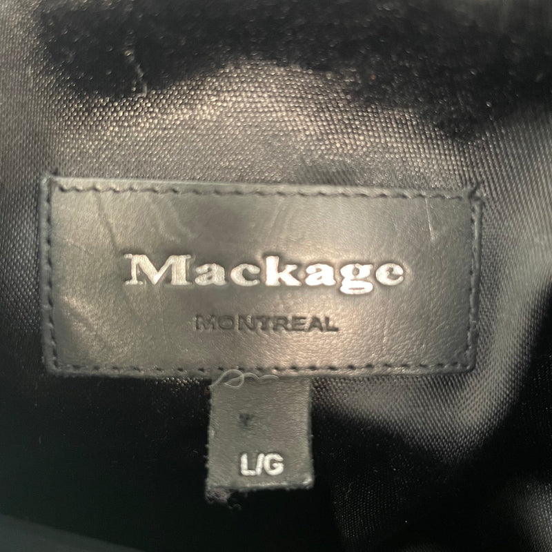 MACKAGE/Jacket/L/Wool/NVY/125159
