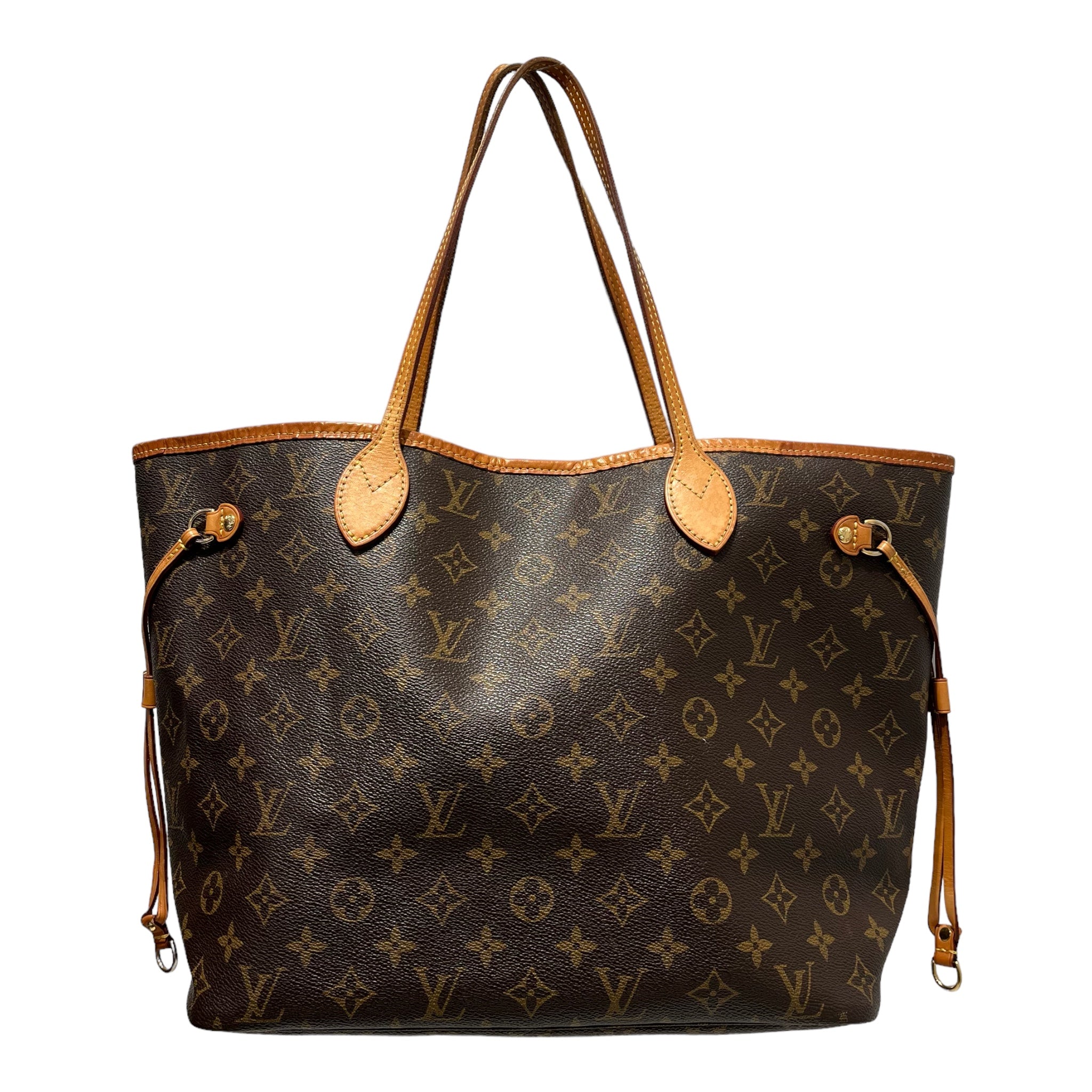 Louis Vuitton Neverfull MM Denim Monogram Check Blue/Red