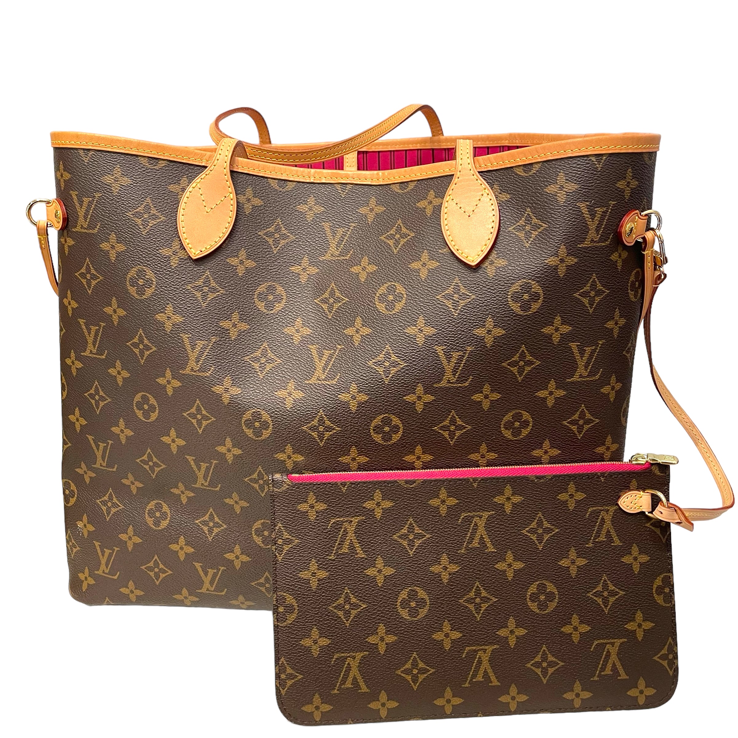 [Japan Used Bag] Used Louis Vuitton  Monogram Brw/Pvc/Brw/ Bag