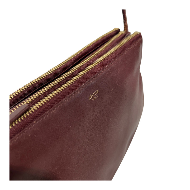 CELINE/Bag/OS/Leather/BRW/Trio Bag