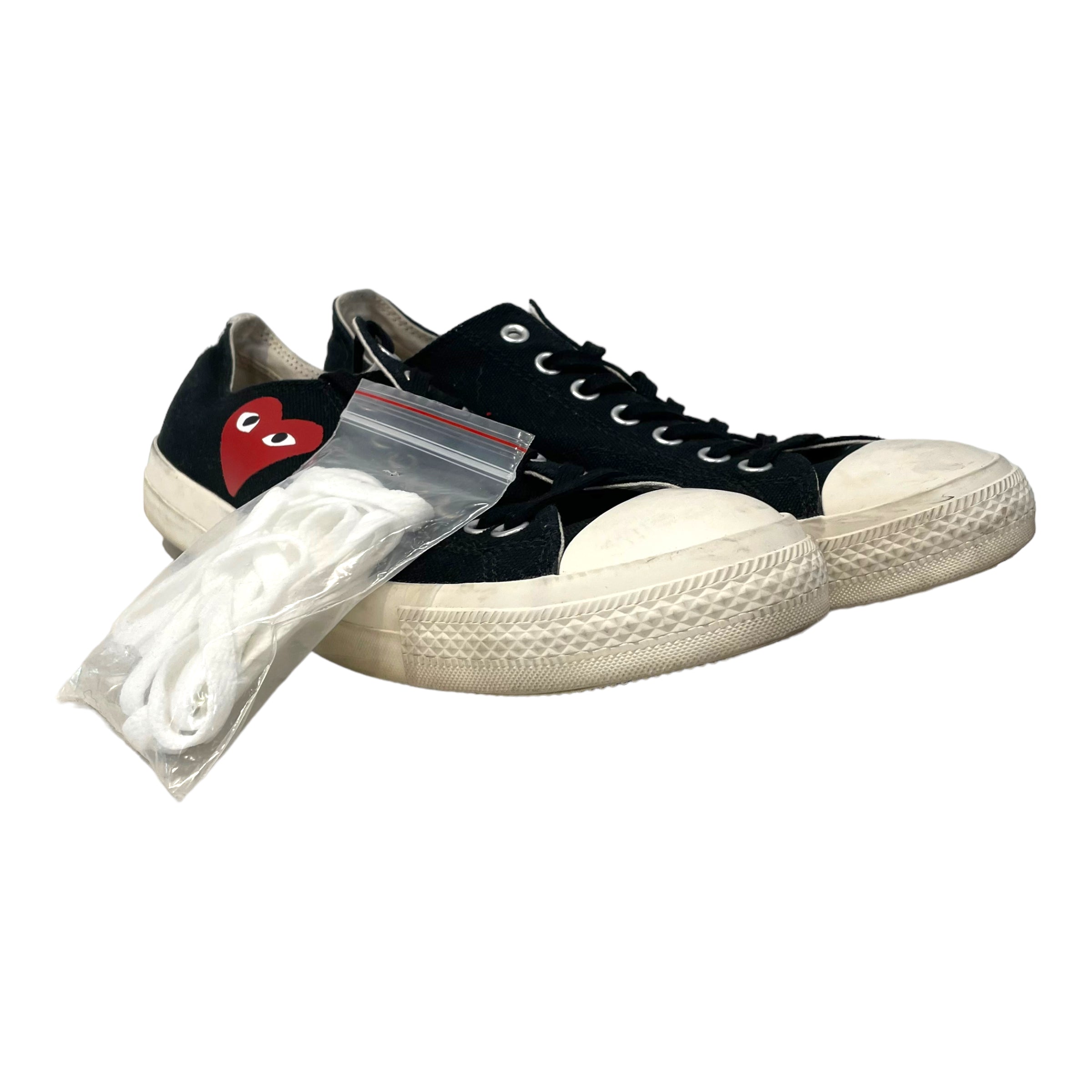 PLAY COMME des GARCONS/Low-Sneakers/US 11/Cotton/BLK/ – 2nd STREET USA