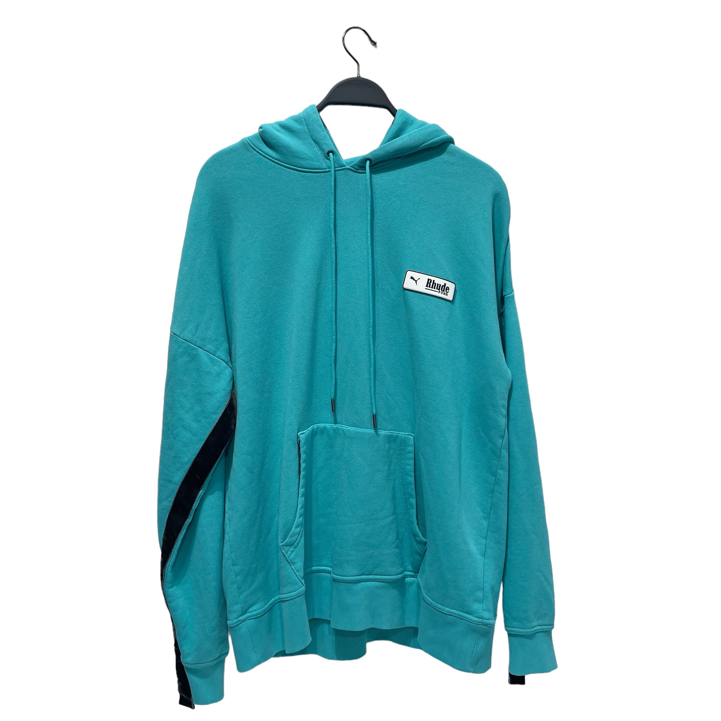 RHUDE Hoodie M Cotton BLU Rhude x Puma 2nd STREET USA