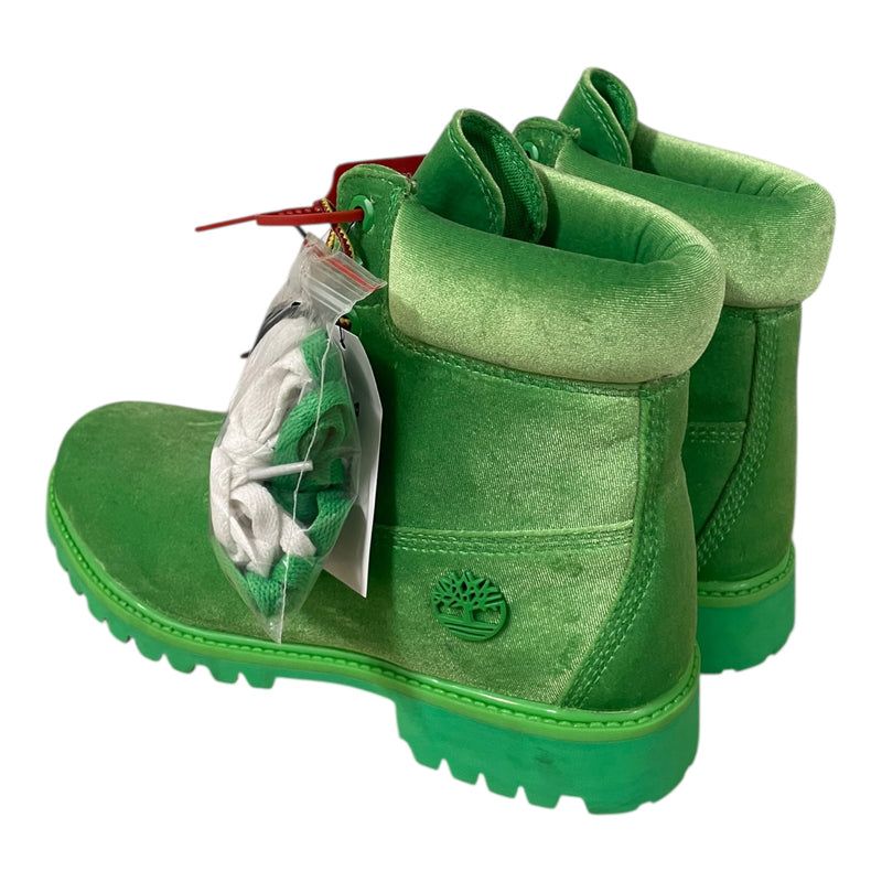 OFF-WHITE/Timberland/Chukka Boots/US 9/Velour/GRN/GREEN SOLE