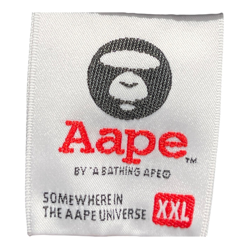 AAPE BY A BATHING APE/T-Shirt/XXL/Cotton/BLK/Camo Rock Climber Tee