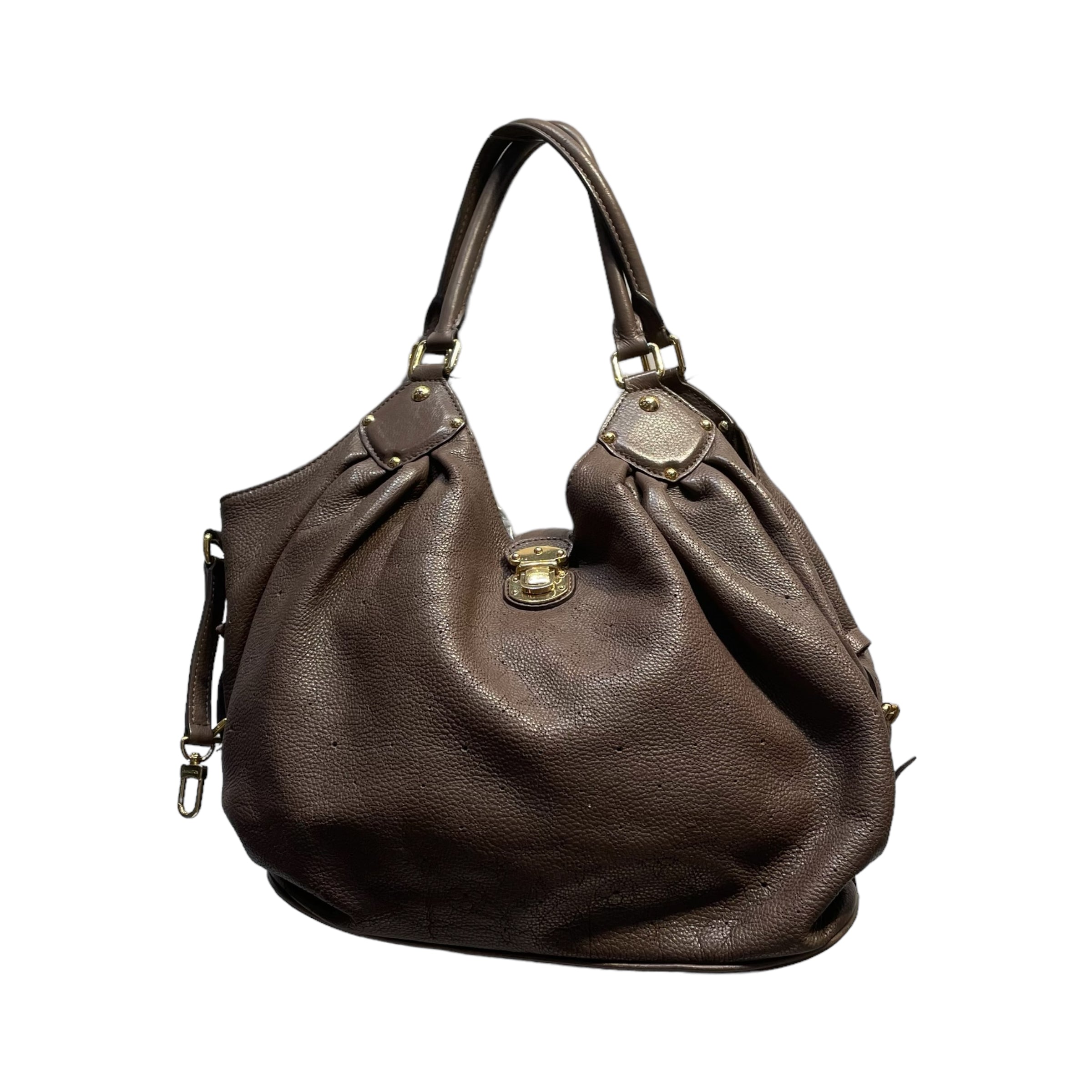 Louis Vuitton, Bags, Louis Vuittonxl Mahina Leather Handbag Hobo Bag