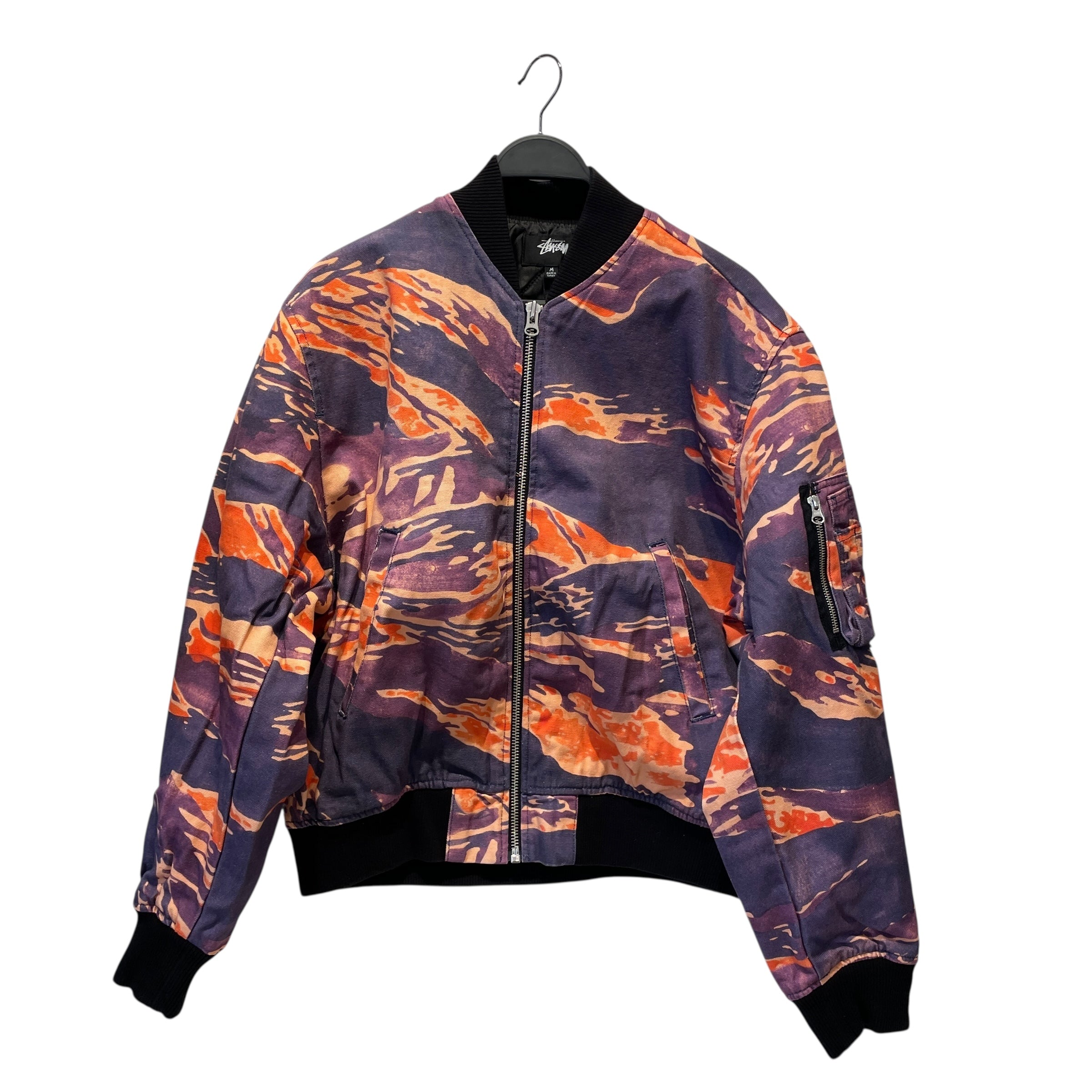 STUSSY/Jacket/M/Cotton/PUP/All Over Print/Tigris – 2nd