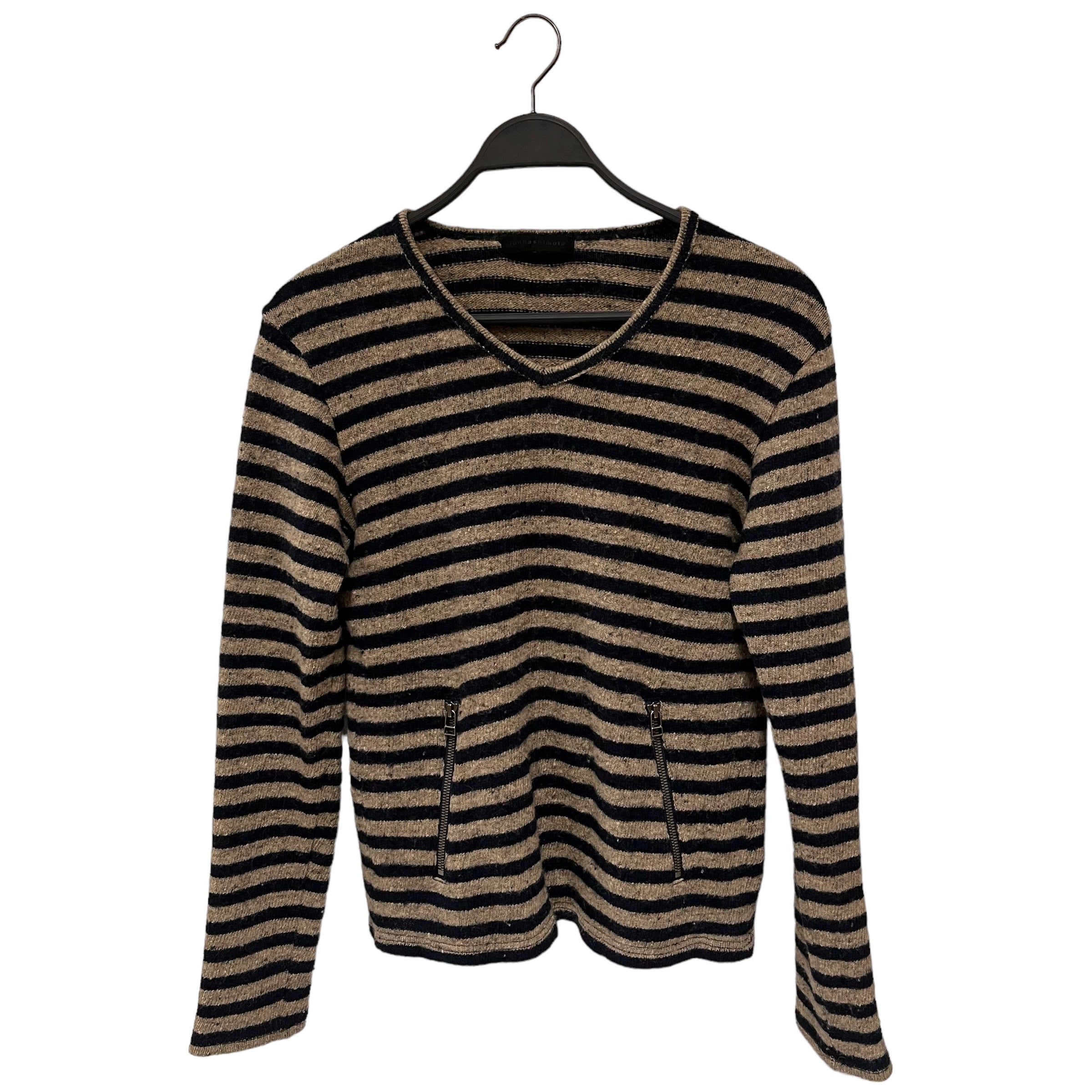 JUN HASHIMOTO/Cardigan/2/Stripe/Wool/NVY/ – 2nd STREET USA