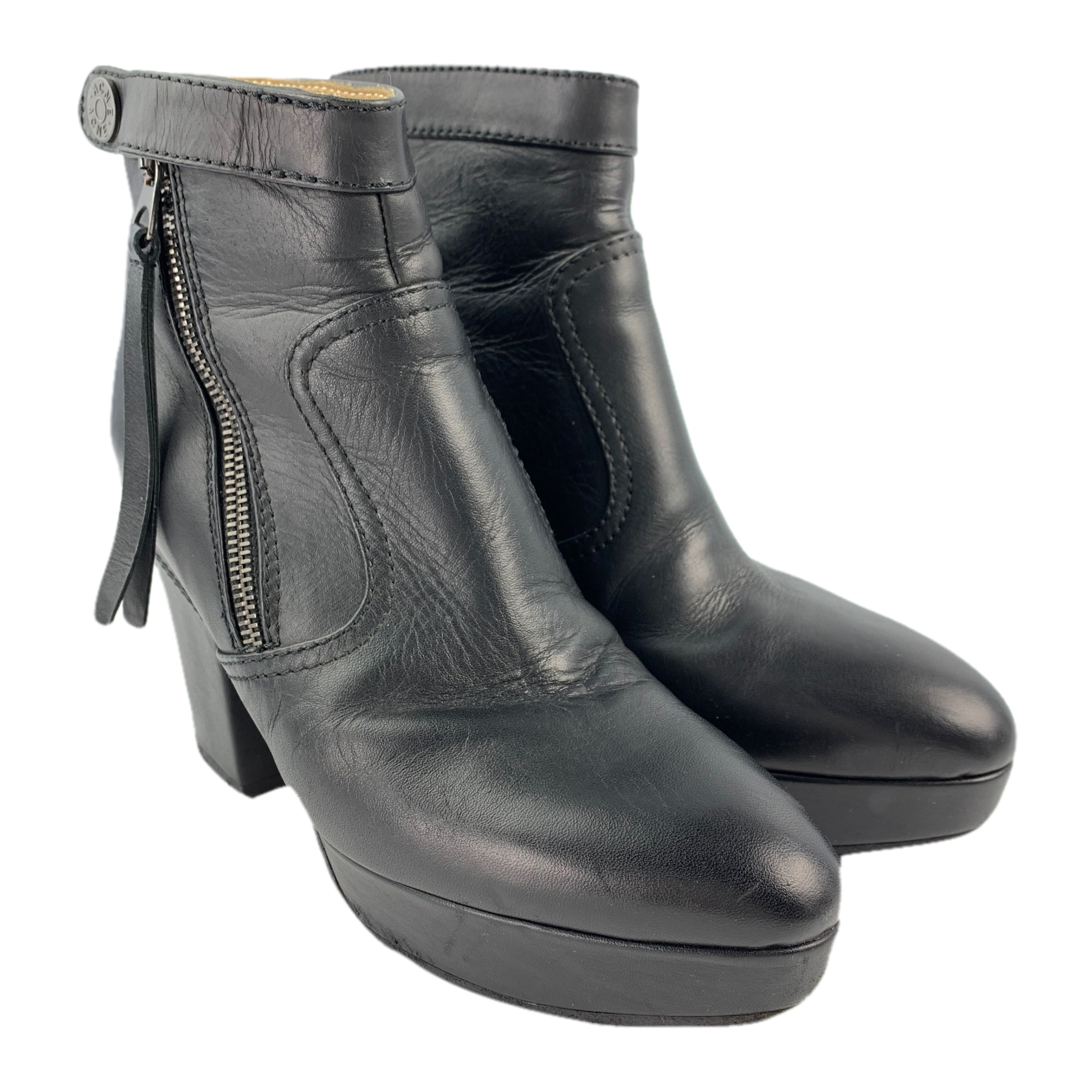 Acne studios track boots hotsell