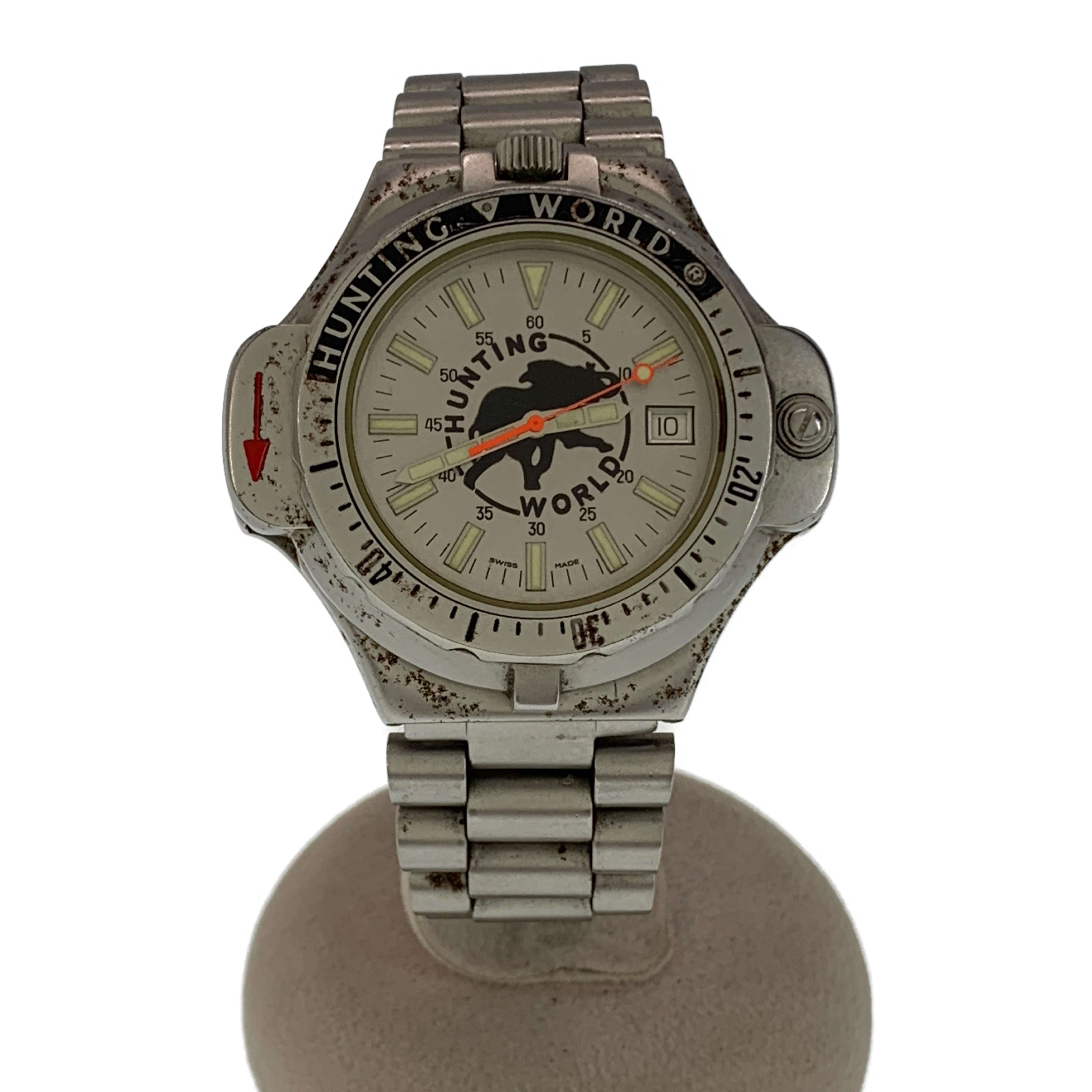 HUNTING WORLD DUAL TIME HWD020GY KHAKI-