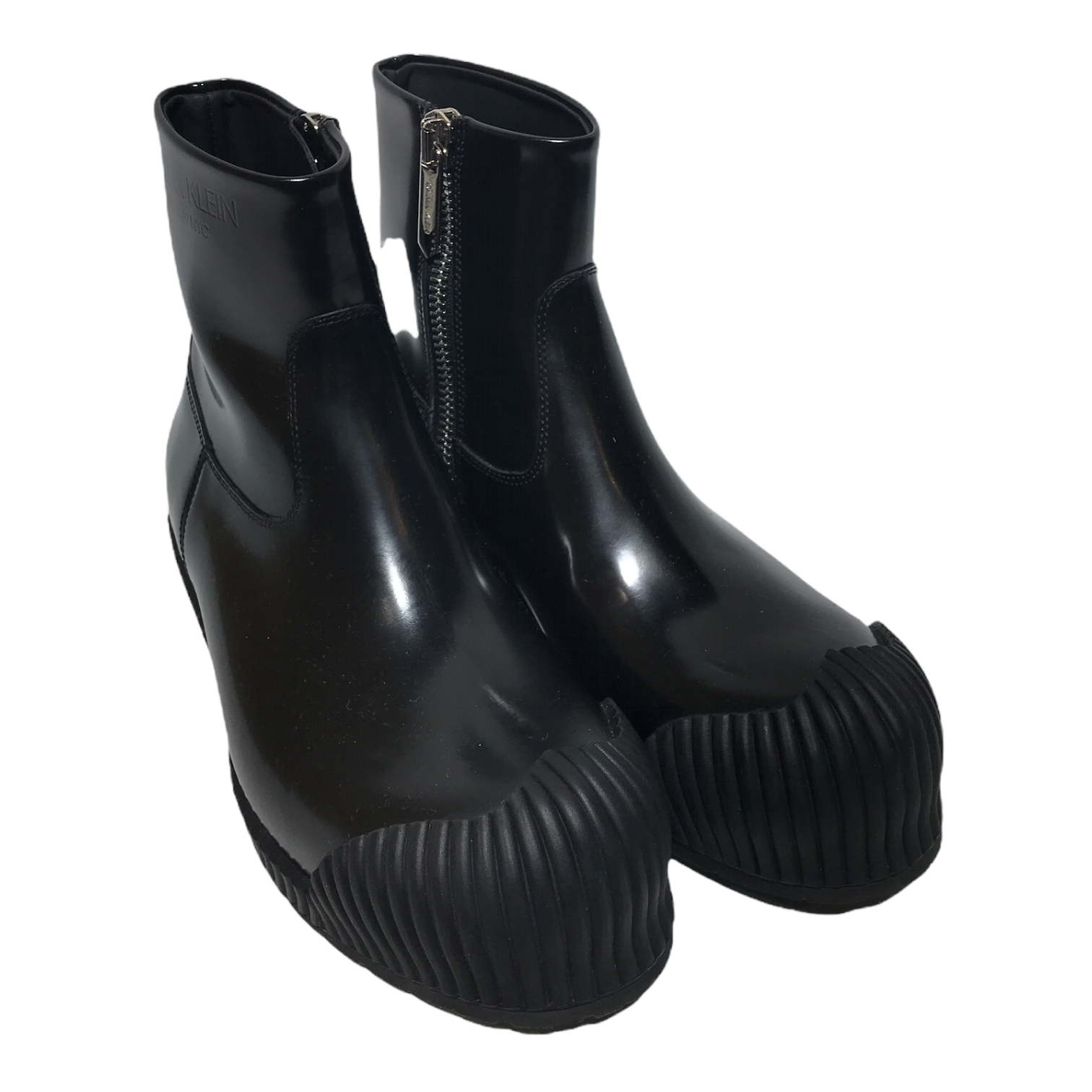 Calvin Klein 205W39NYC 50MM DEICINE SPAZZOLATO Boots EU36.5 BLK