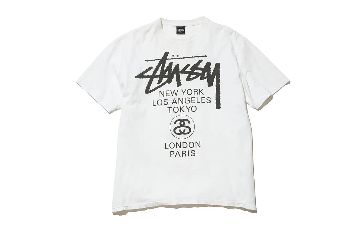 white stussy tee