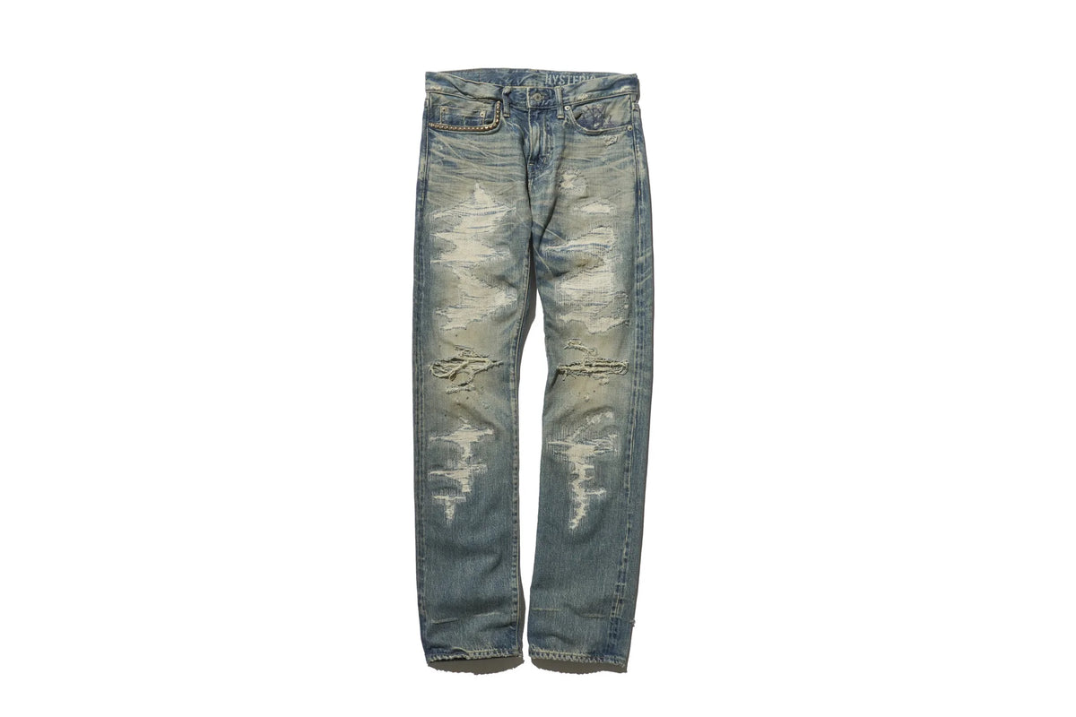 A pair of Hysteric Glamour denim pants 