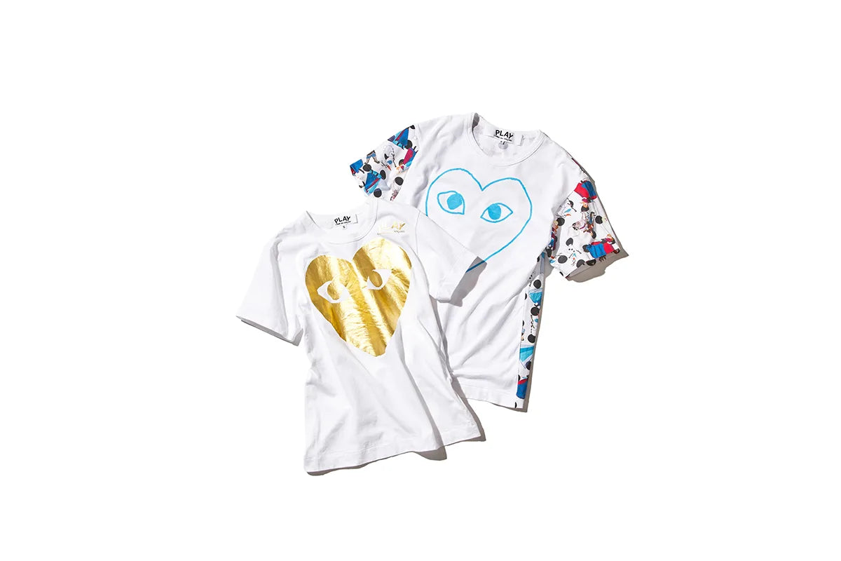 Two PLAY COMME des GARÇONS tees