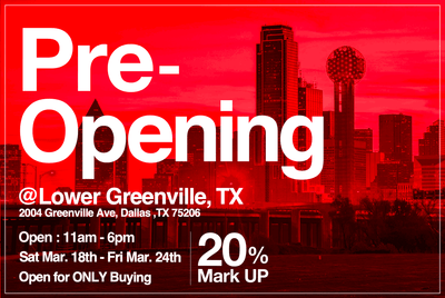 Pre Opening: 2nd STREET Lower Greenville in Dallas, Texas