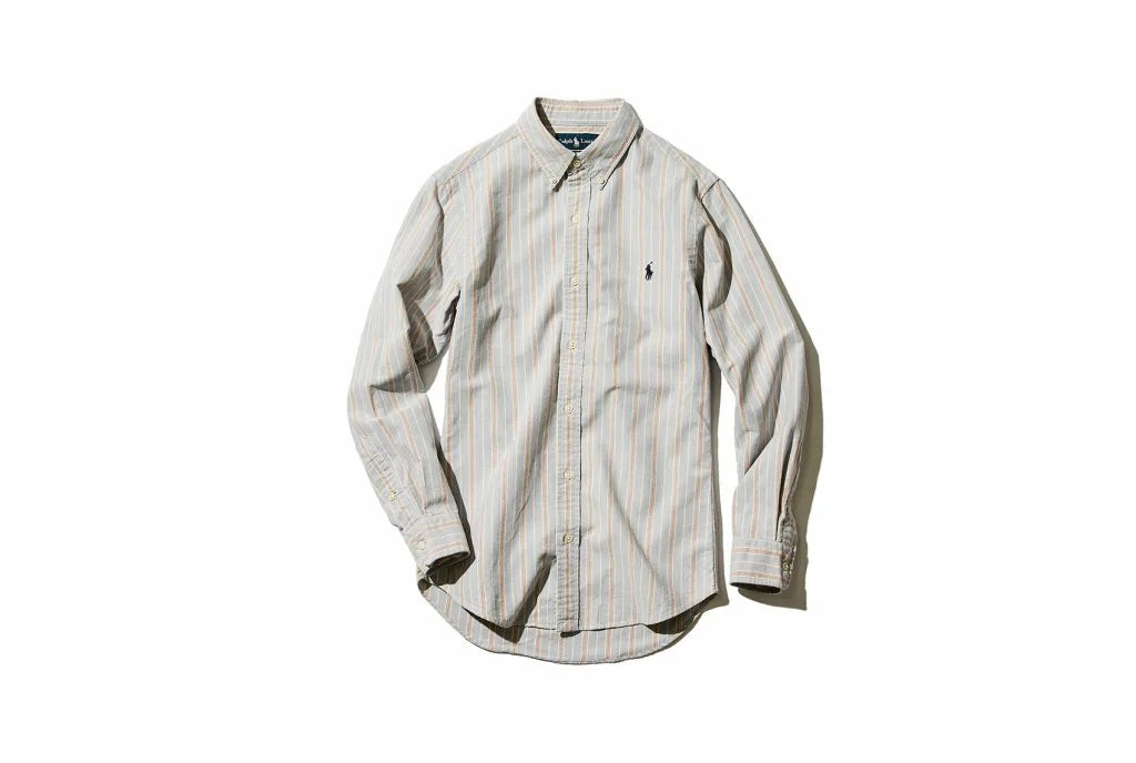 Polo long sleeve shirt with the logo on the chest