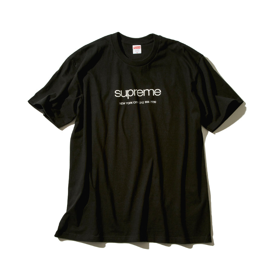 supreme black tee