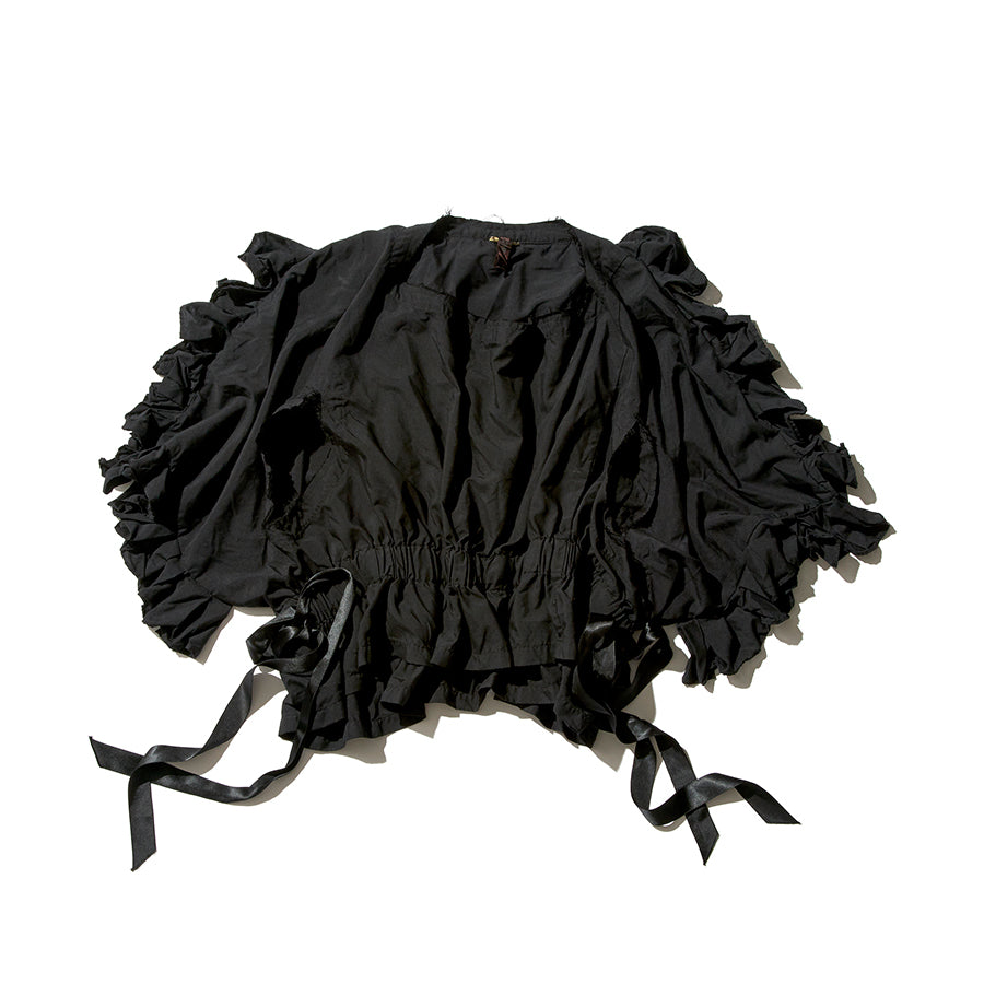 Women's black and grey top