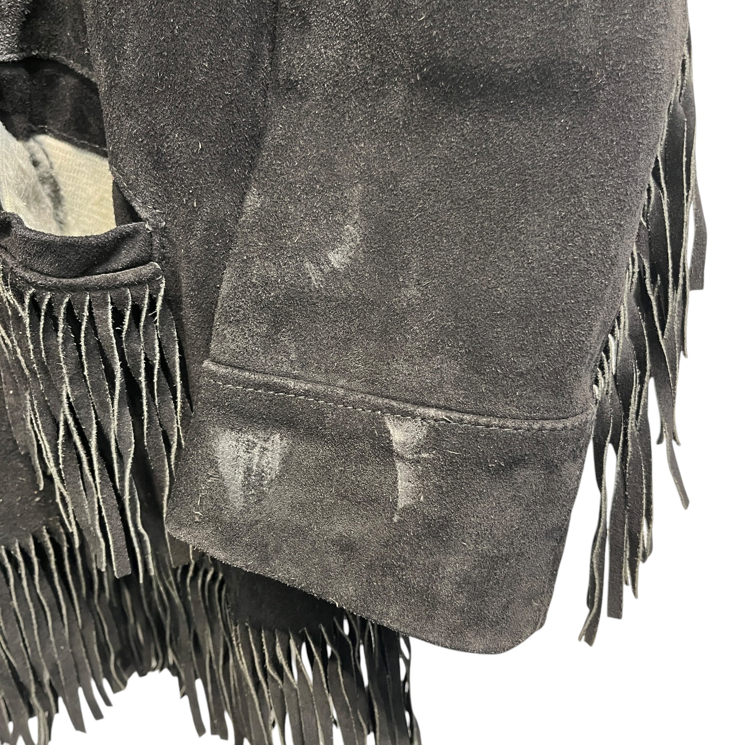Vintage/excelled/Leather Jkt/14/Suede/BLK/Tassel view 5