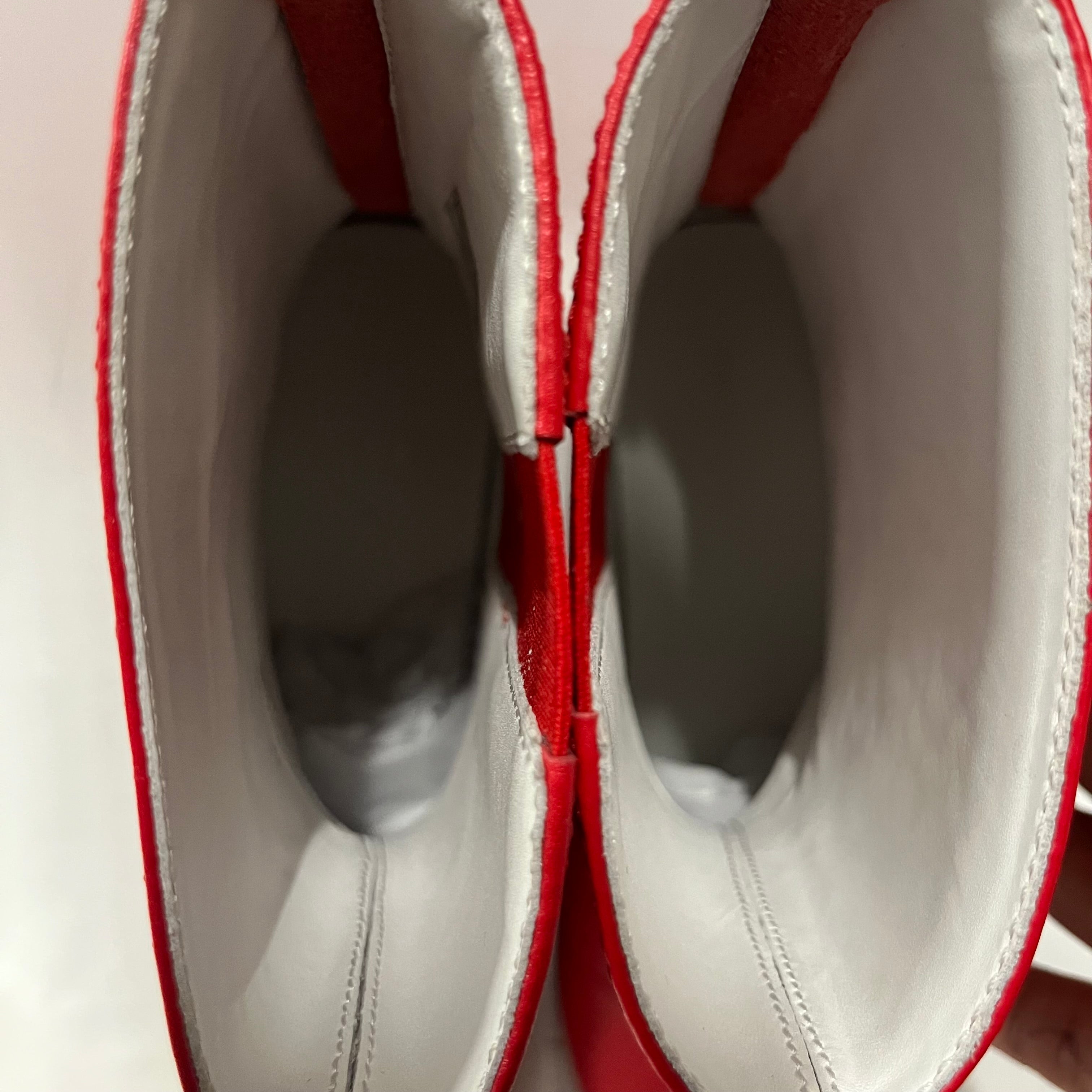 RAF SIMONS/Boots/EU 43/Leather/RED/2001-2 view 3