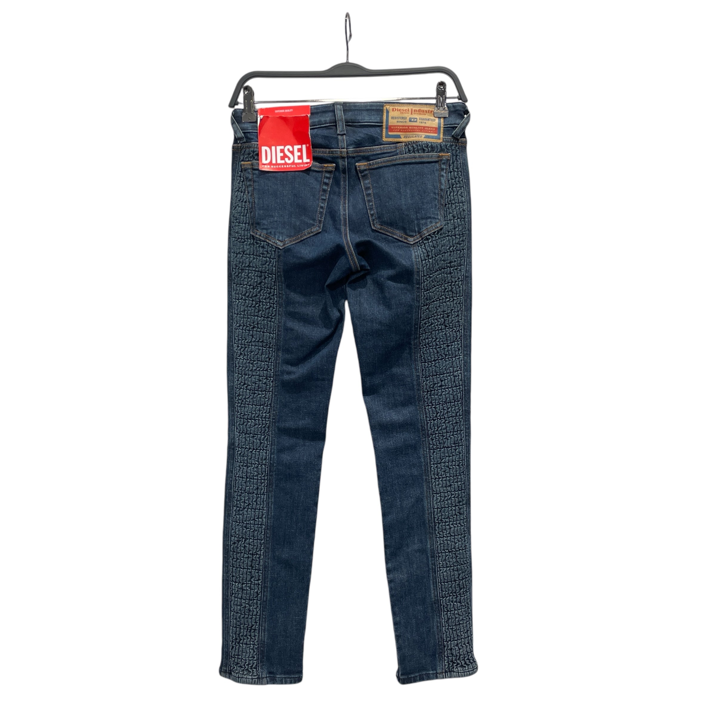DIESEL/Pants/24/Denim/BLU/ribbed view 2