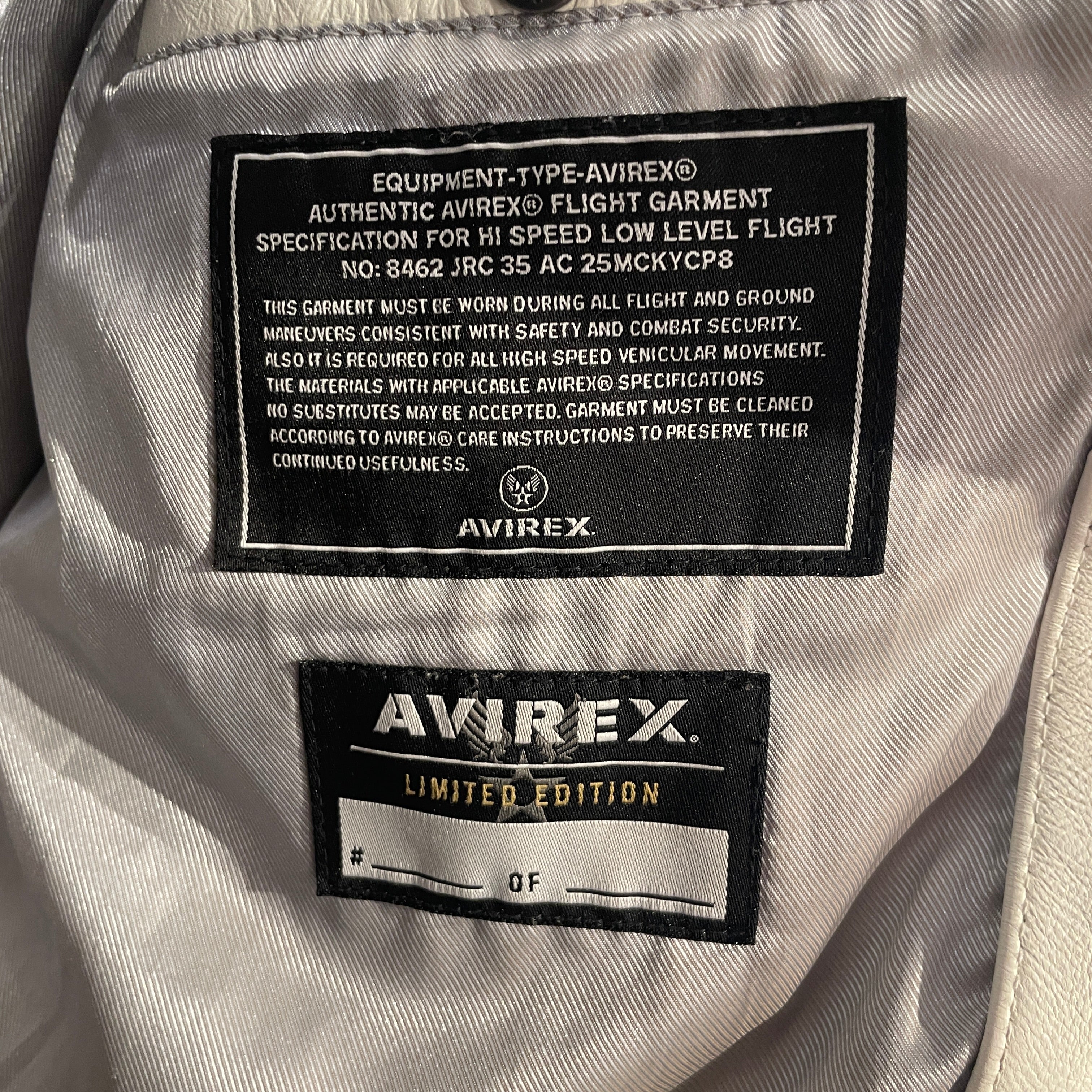 AVIREX/Leather Jkt/M/Leather/MLT/Graphic/LIMITED EDITION ICON RD/WHT/BL view 4