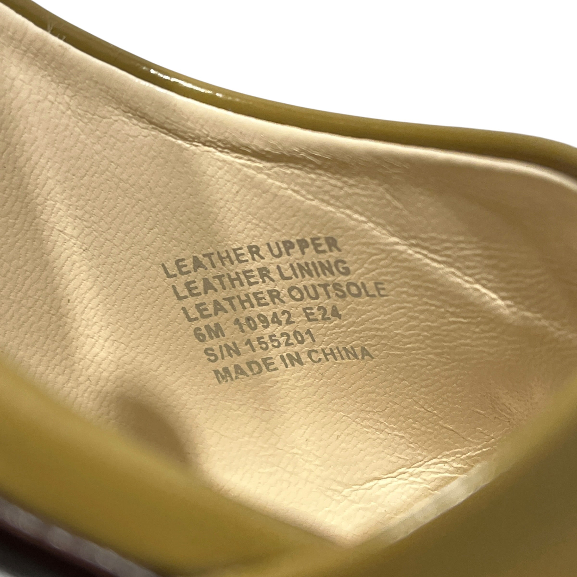 TORY BURCH/Heels/US 6/Leather/KHK/OLIVE PIERCED TOE SLINGBACK view 5