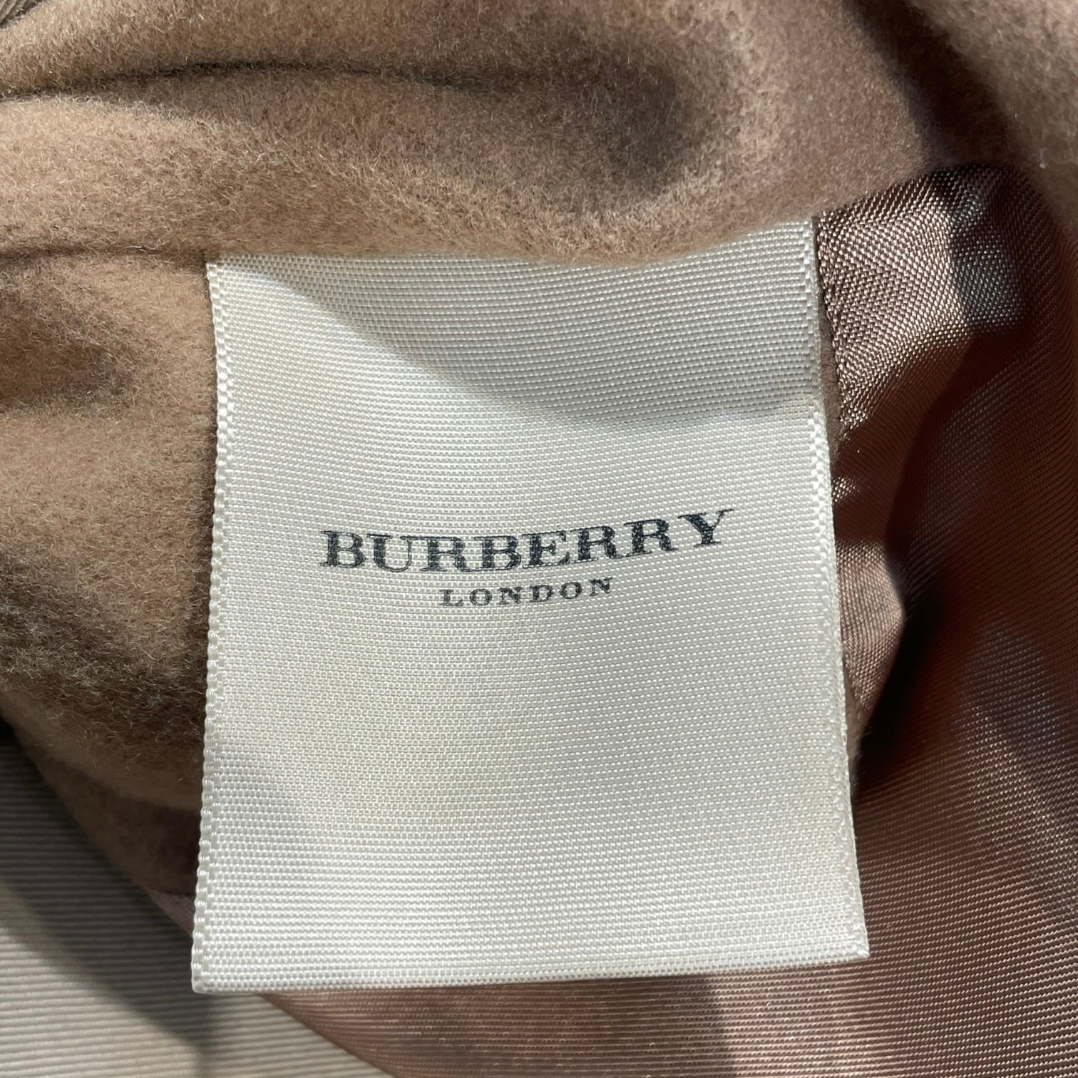 BURBERRY LONDON/Trench Coat/Wool/BEG/Double Check Layer view 4