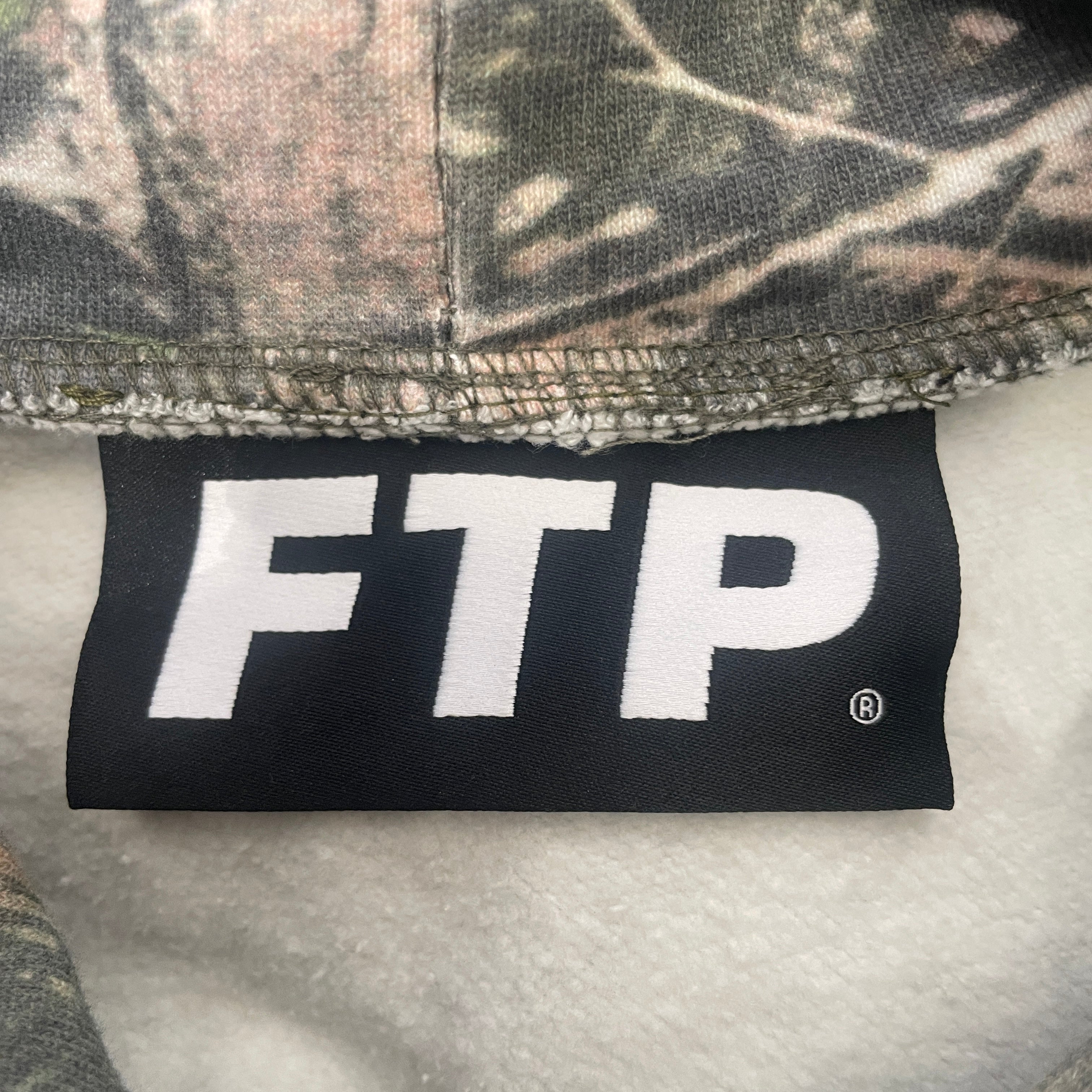 FTP/Hoodie/XL/Camouflage/Cotton/GRN/REAL TREE/BOX LOGO view 3