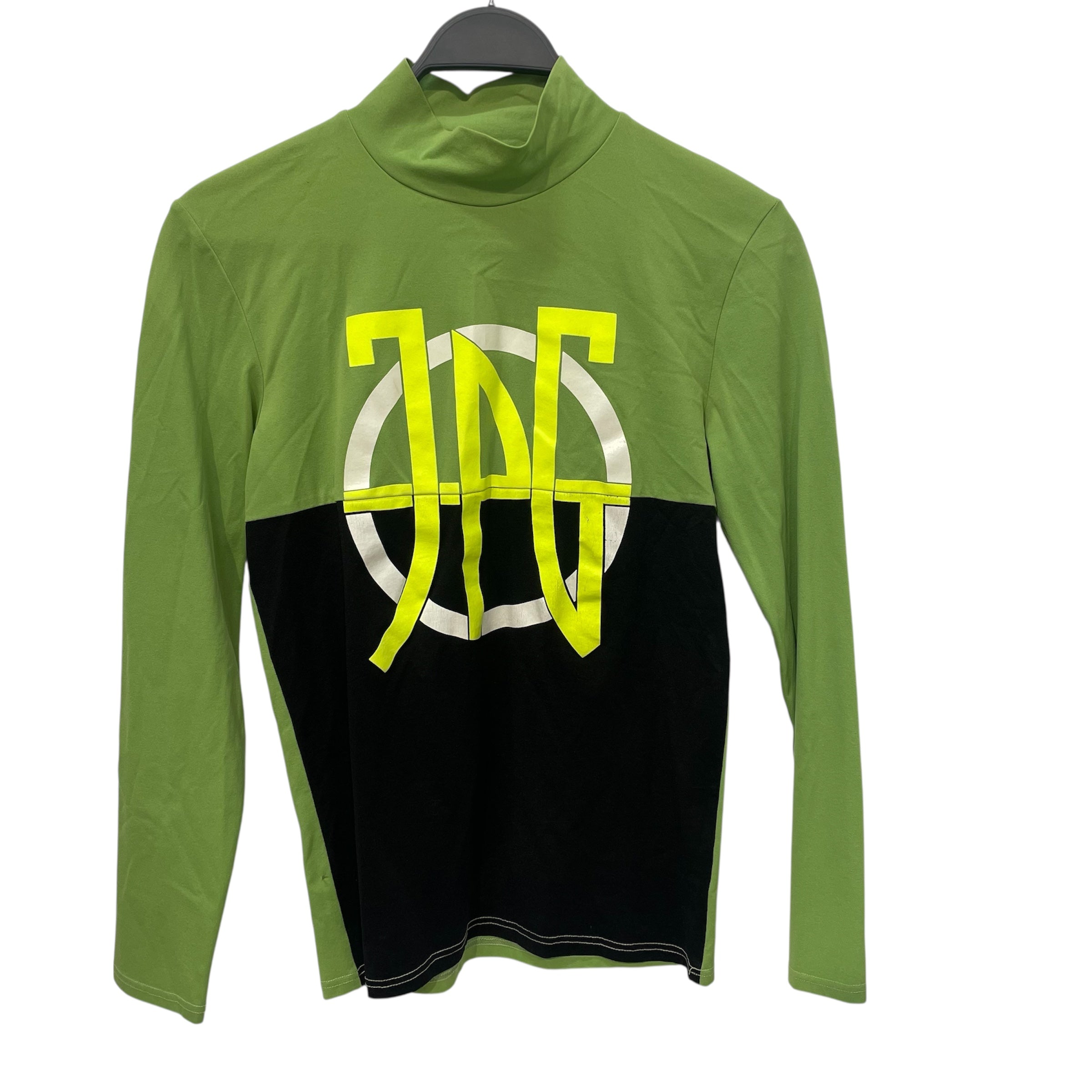 Jean Paul Gaultier/LS T-Shirt/L/Graphic/Polyester/MLT/green and black view 1